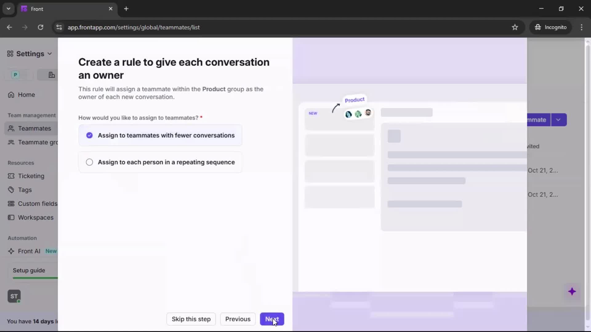 Onboarding screenshot