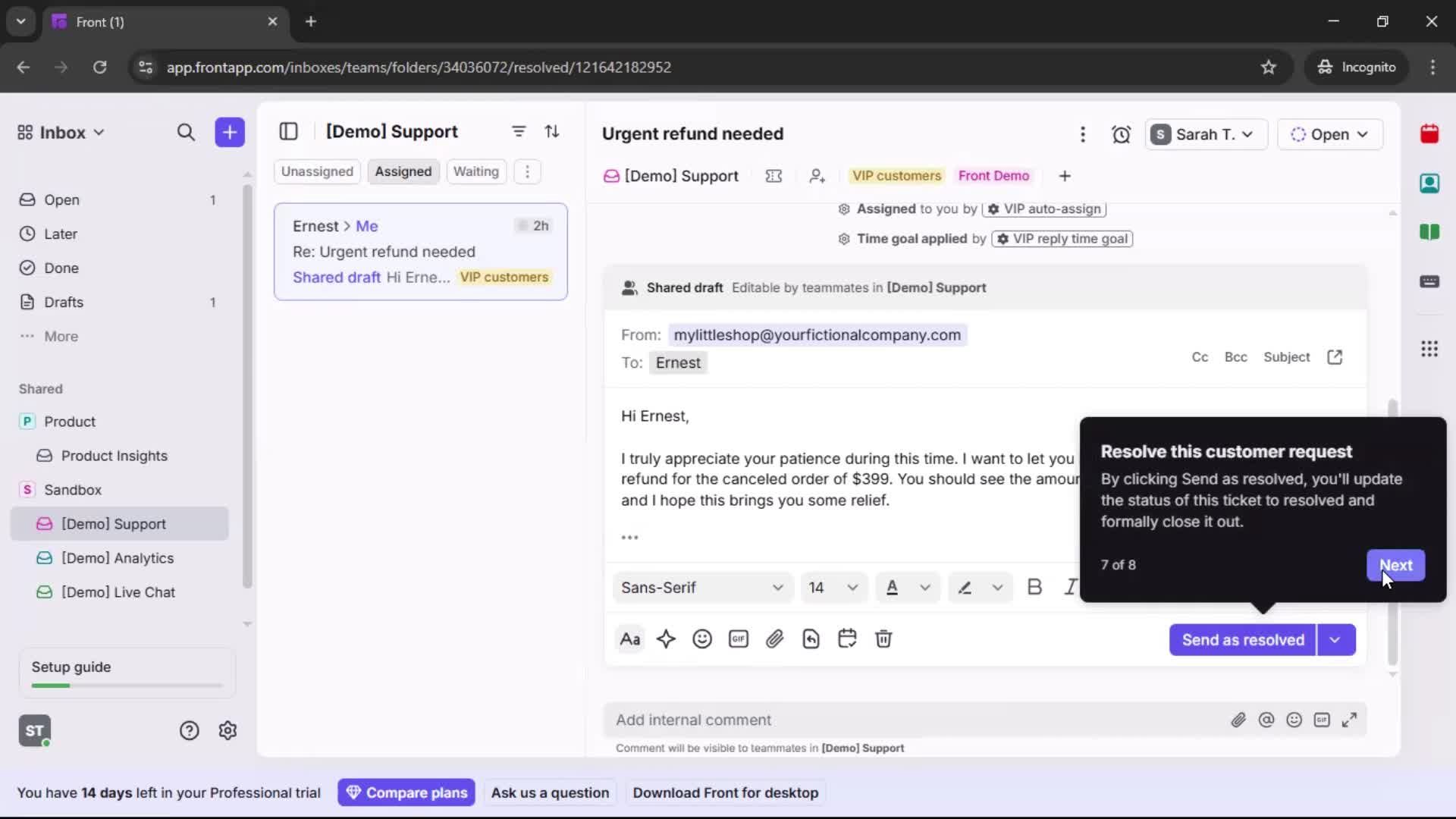 Onboarding screenshot