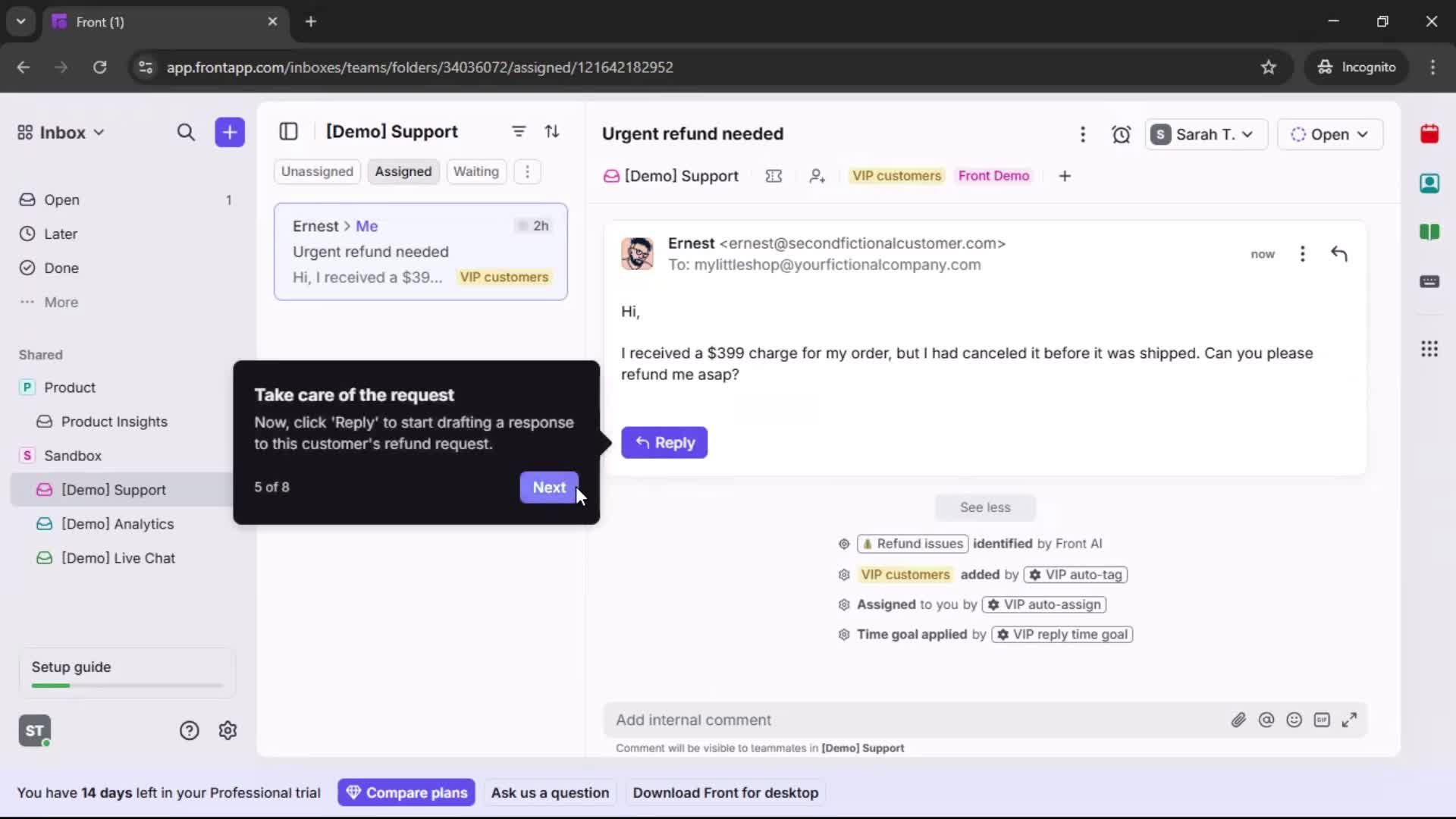 Onboarding screenshot