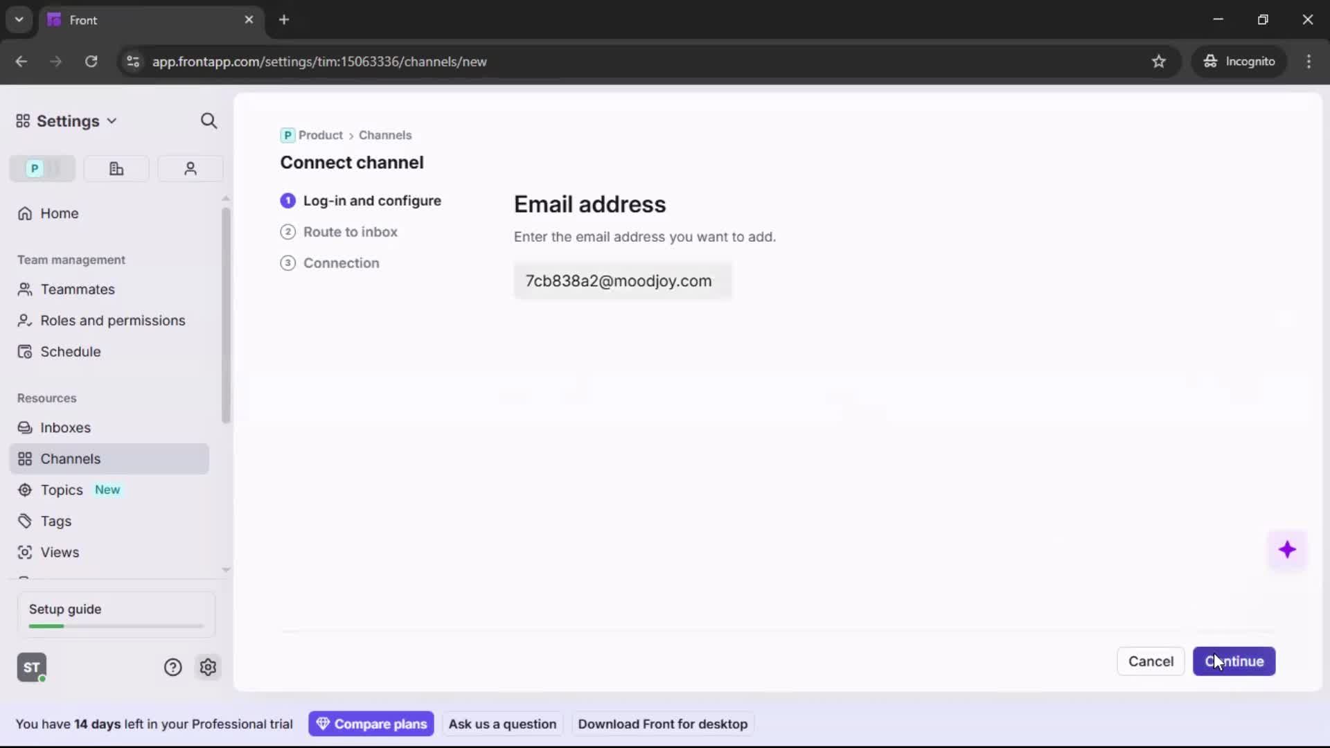 Onboarding screenshot