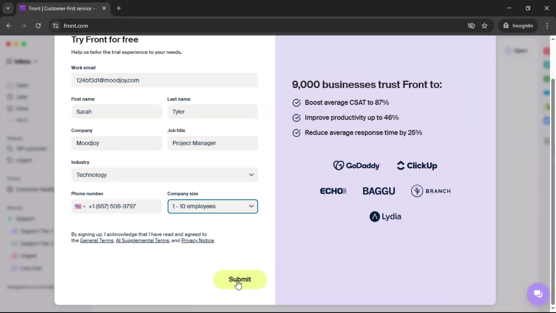 Onboarding screenshot