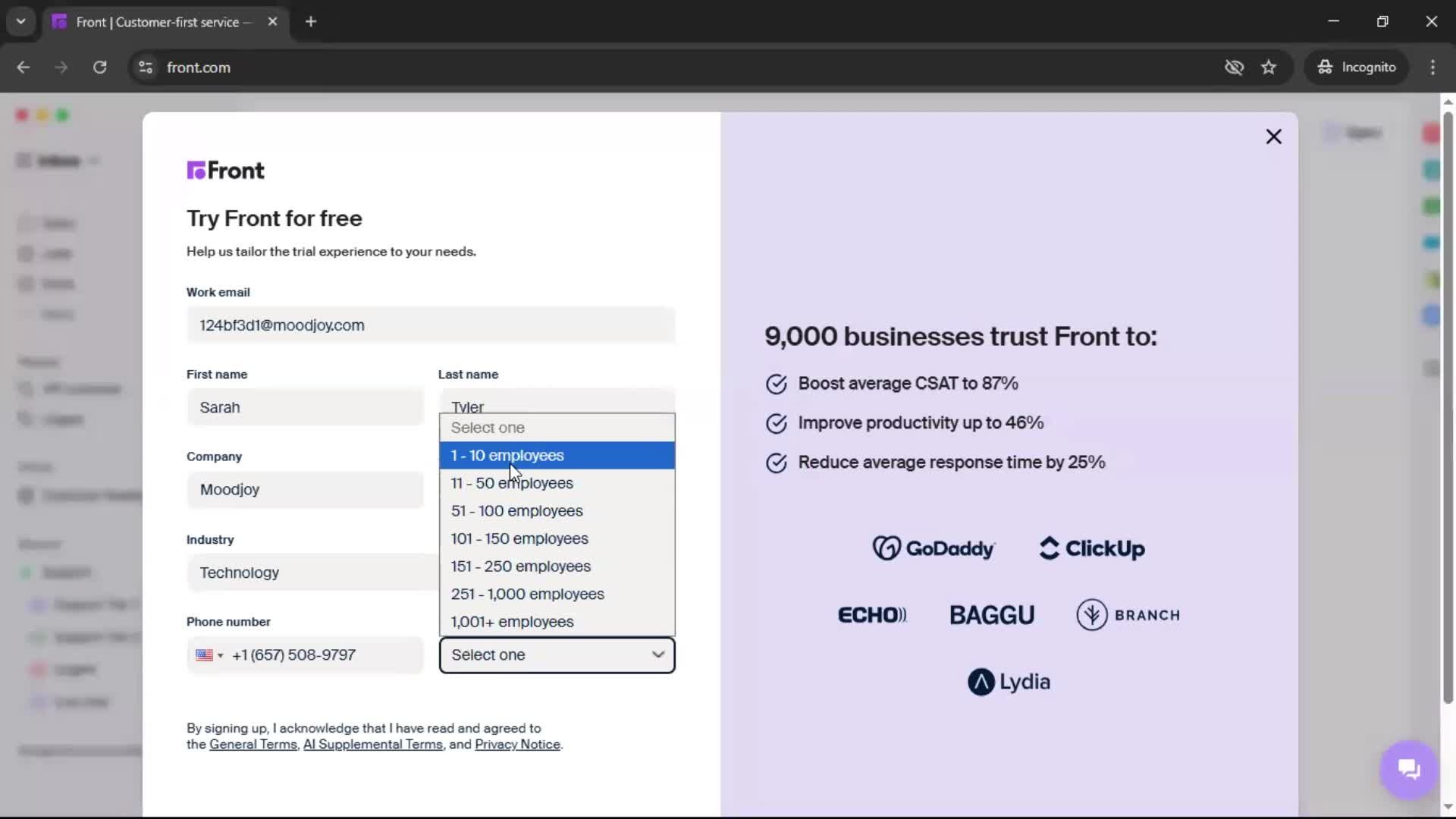 Onboarding screenshot