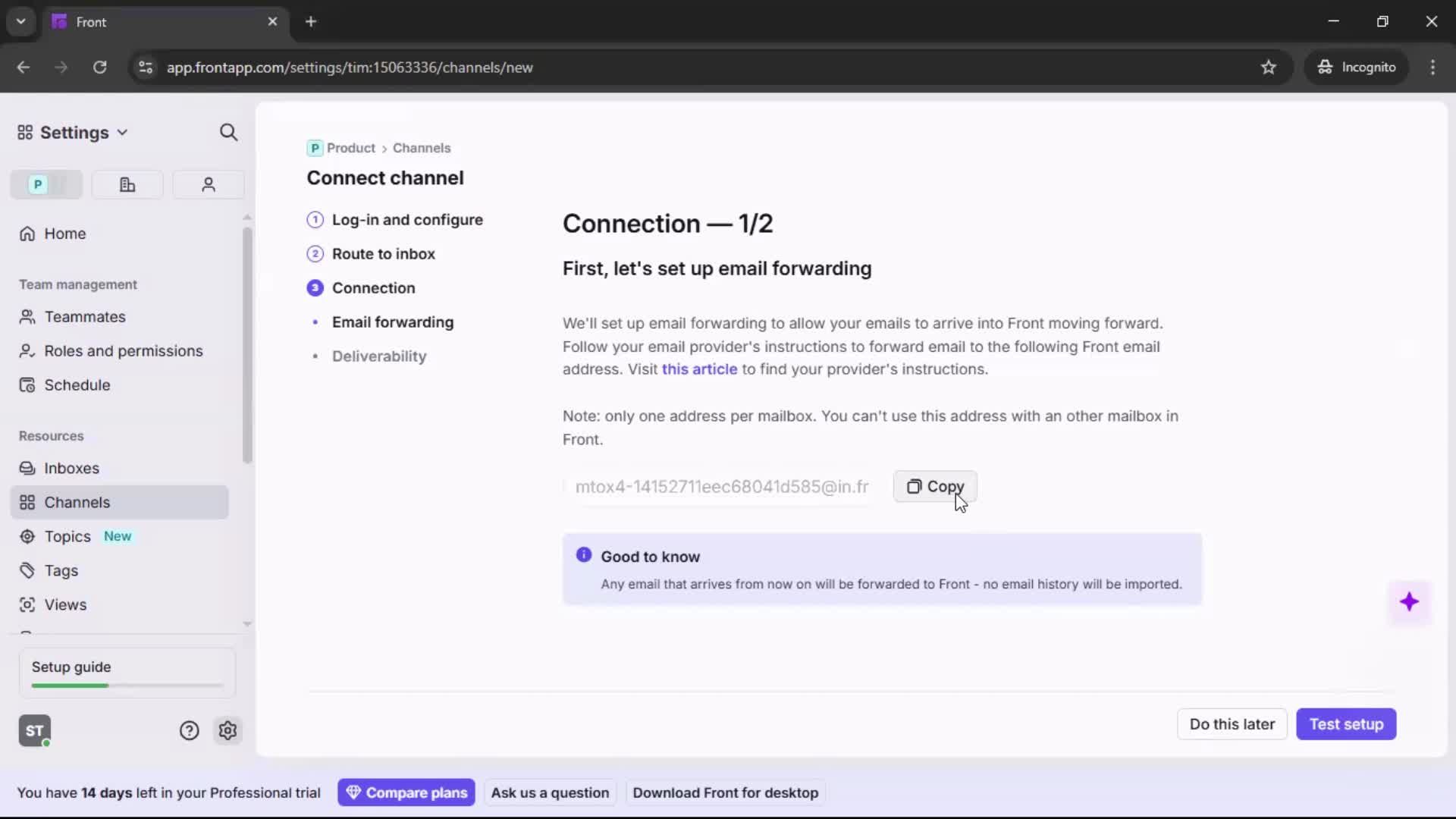 Onboarding screenshot