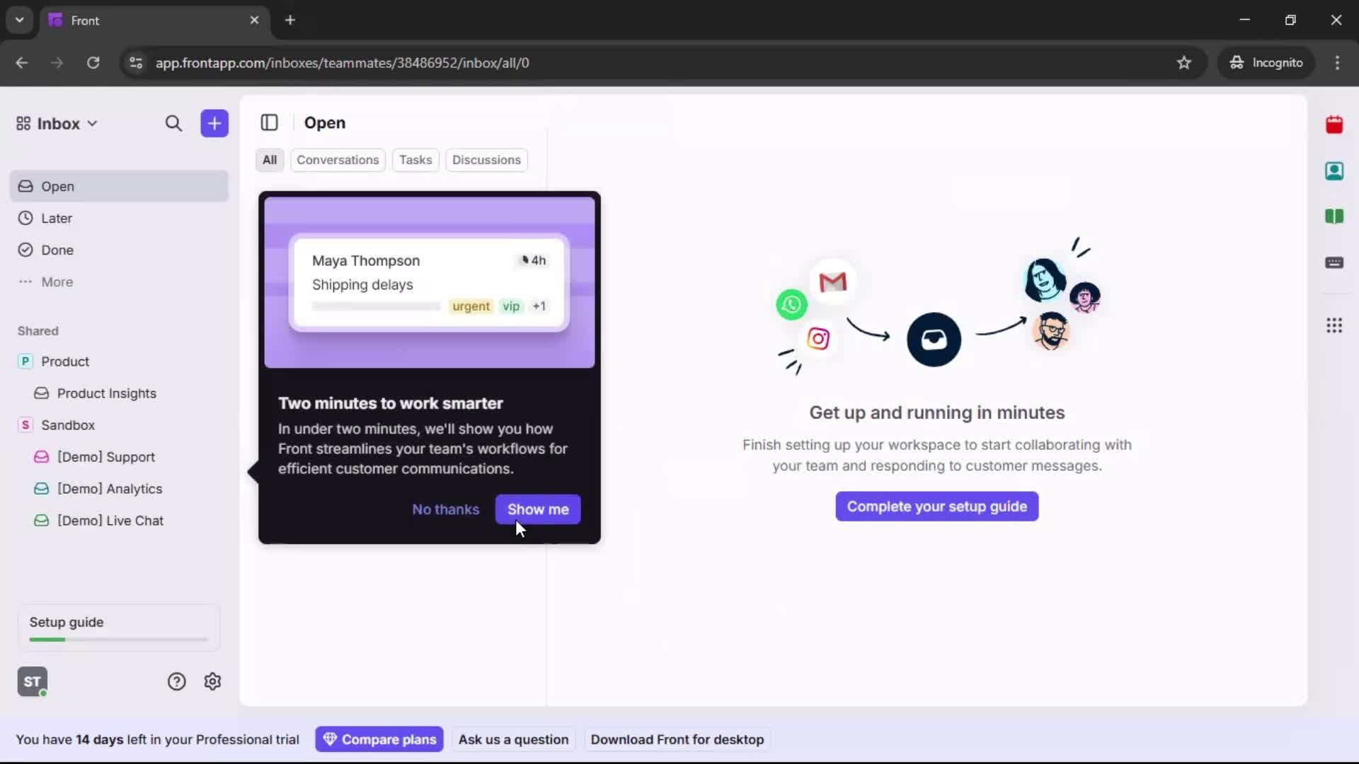 Onboarding screenshot