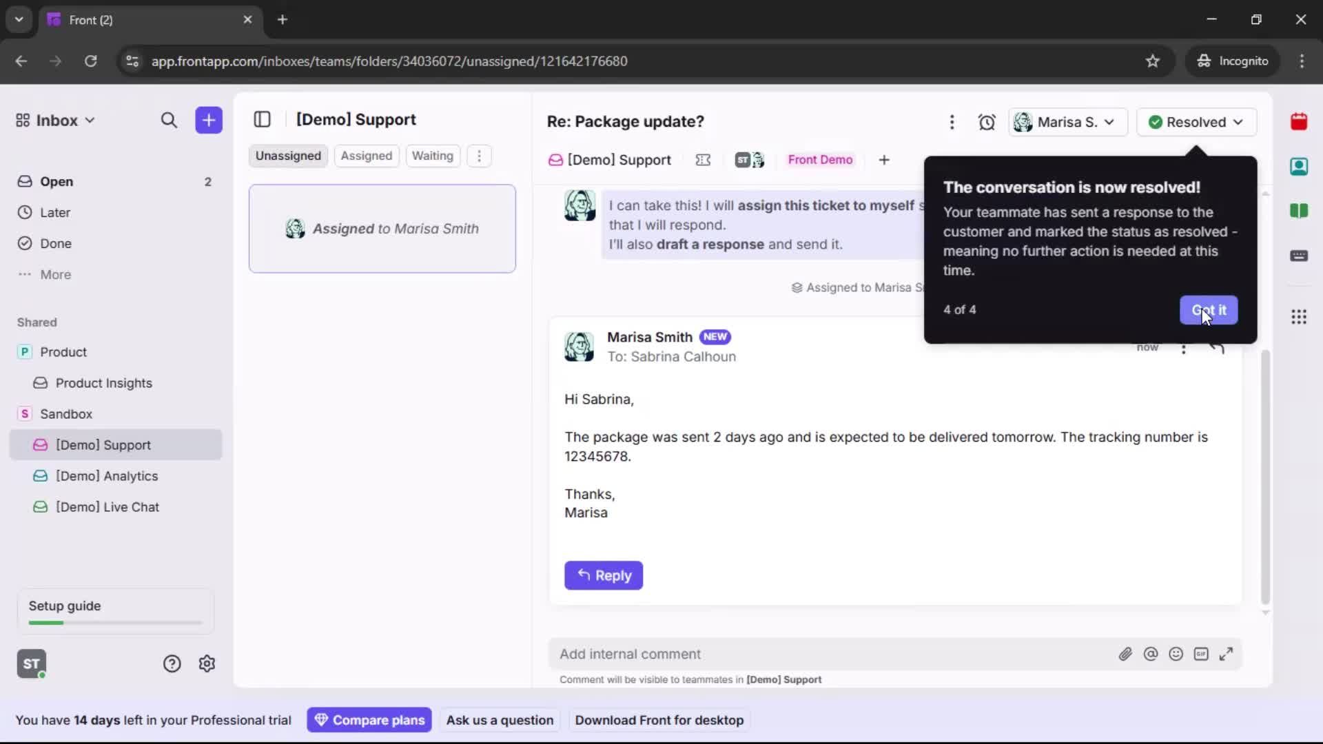 Onboarding screenshot