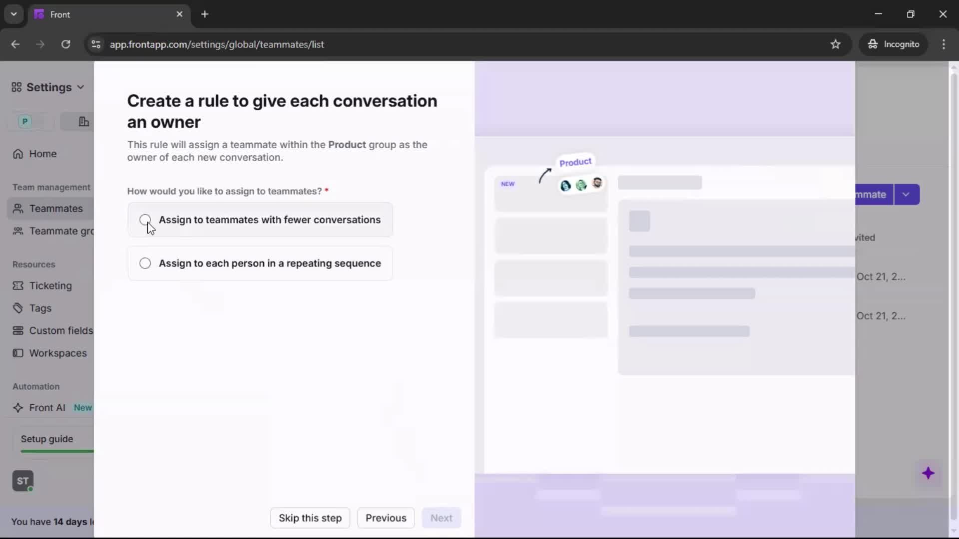 Onboarding screenshot