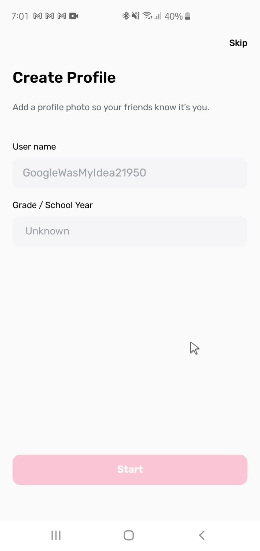 Onboarding screenshot