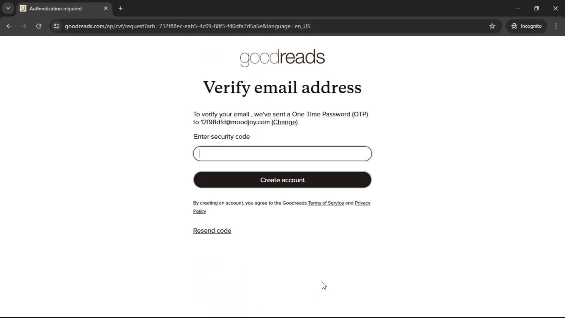 Onboarding screenshot