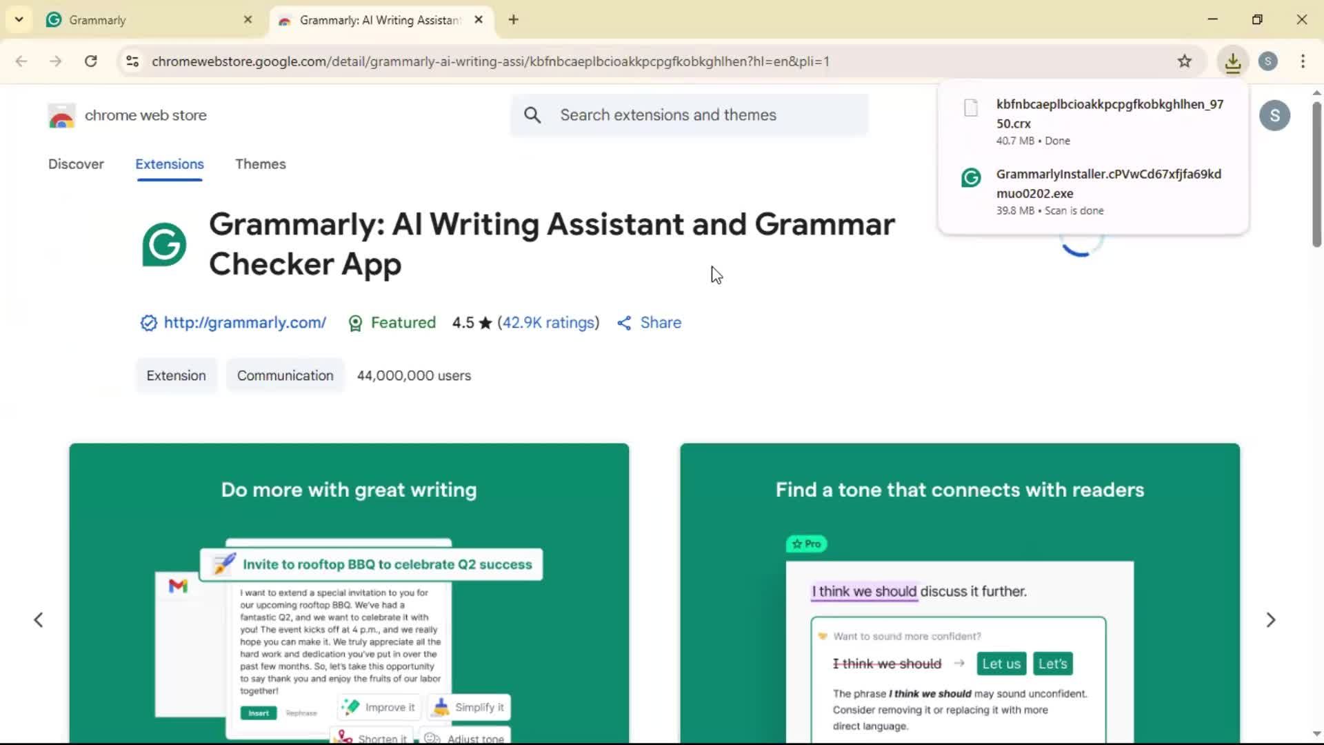 Onboarding screenshot