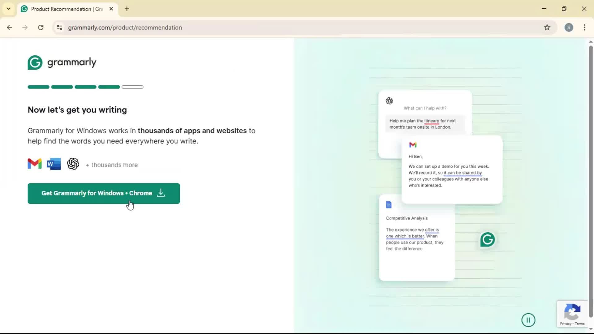 Onboarding screenshot
