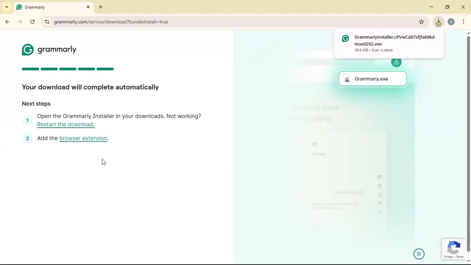 Onboarding screenshot