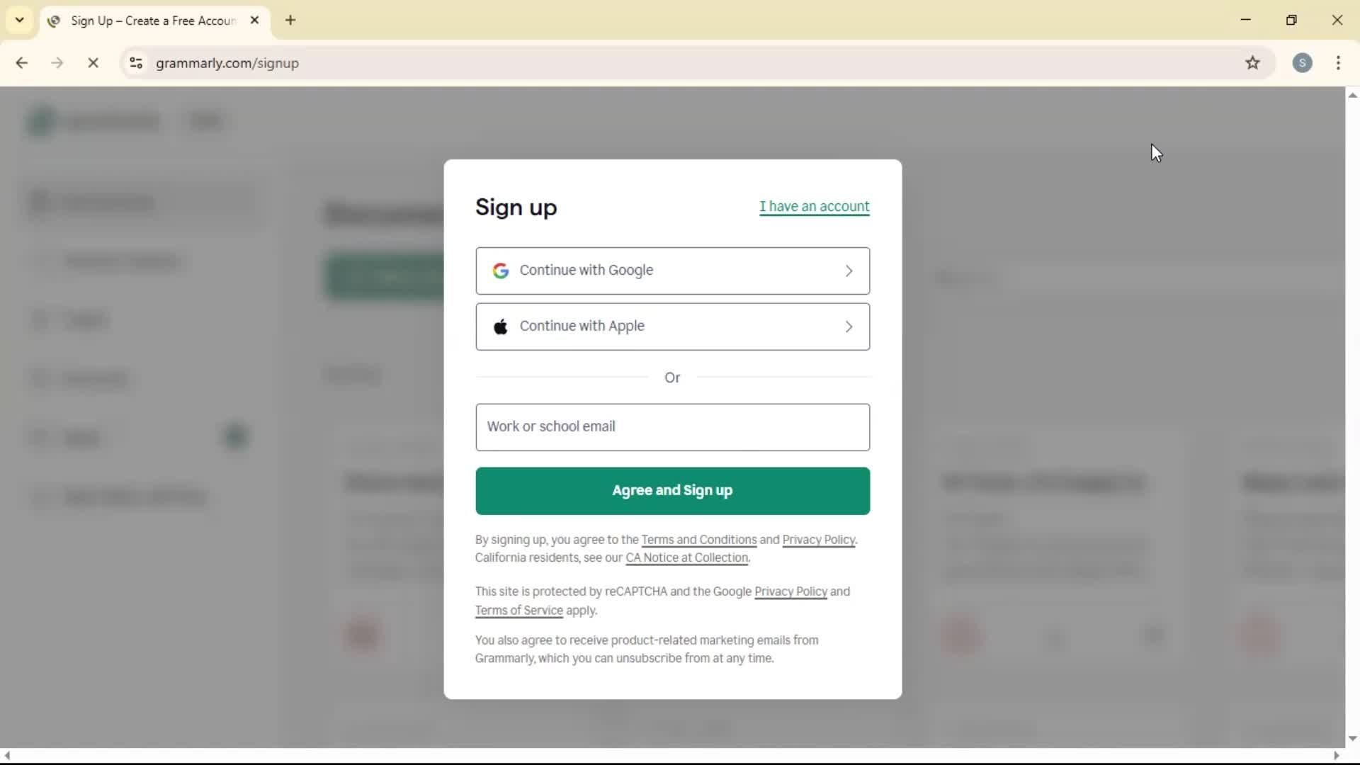 Onboarding screenshot