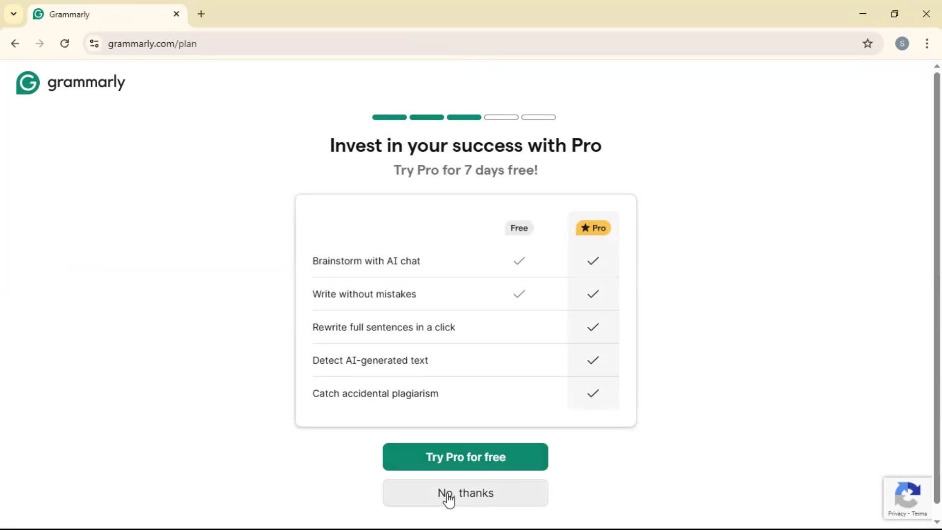 Onboarding screenshot