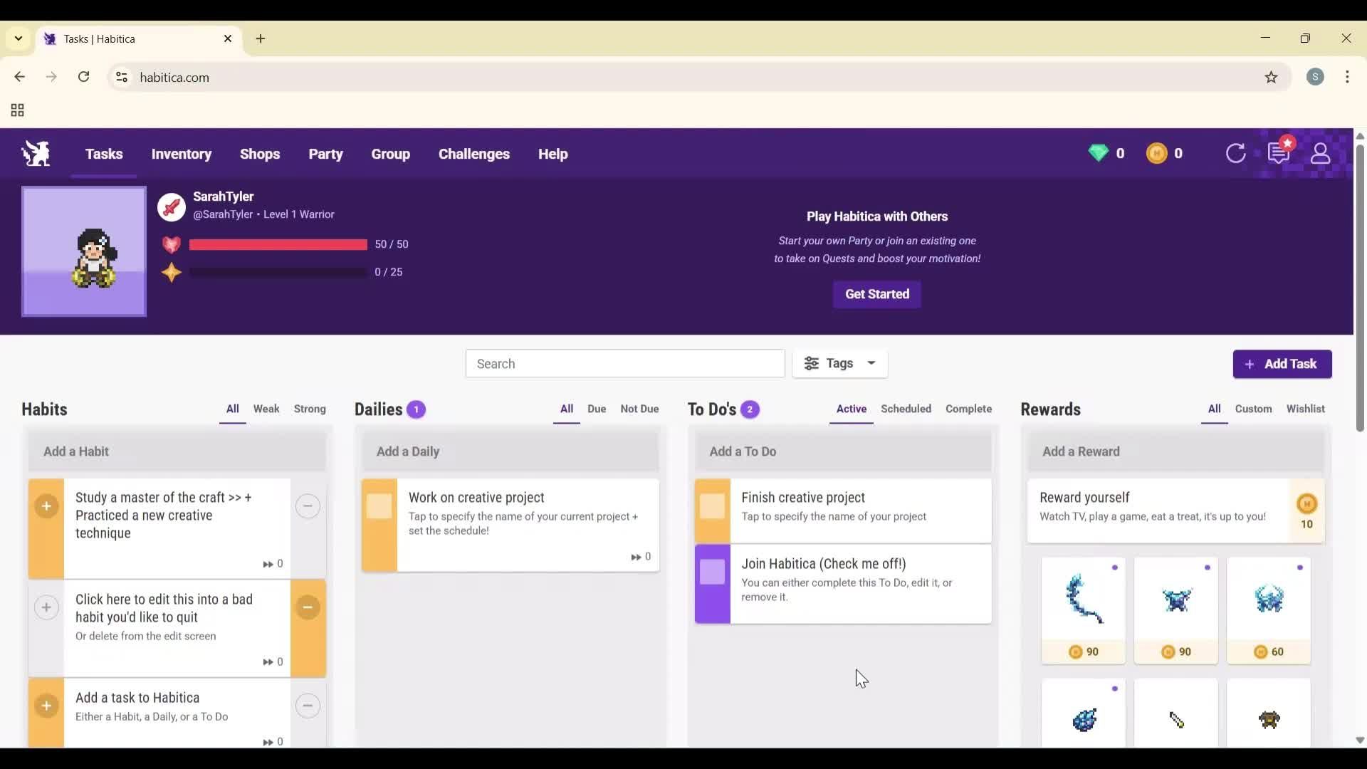 Onboarding screenshot