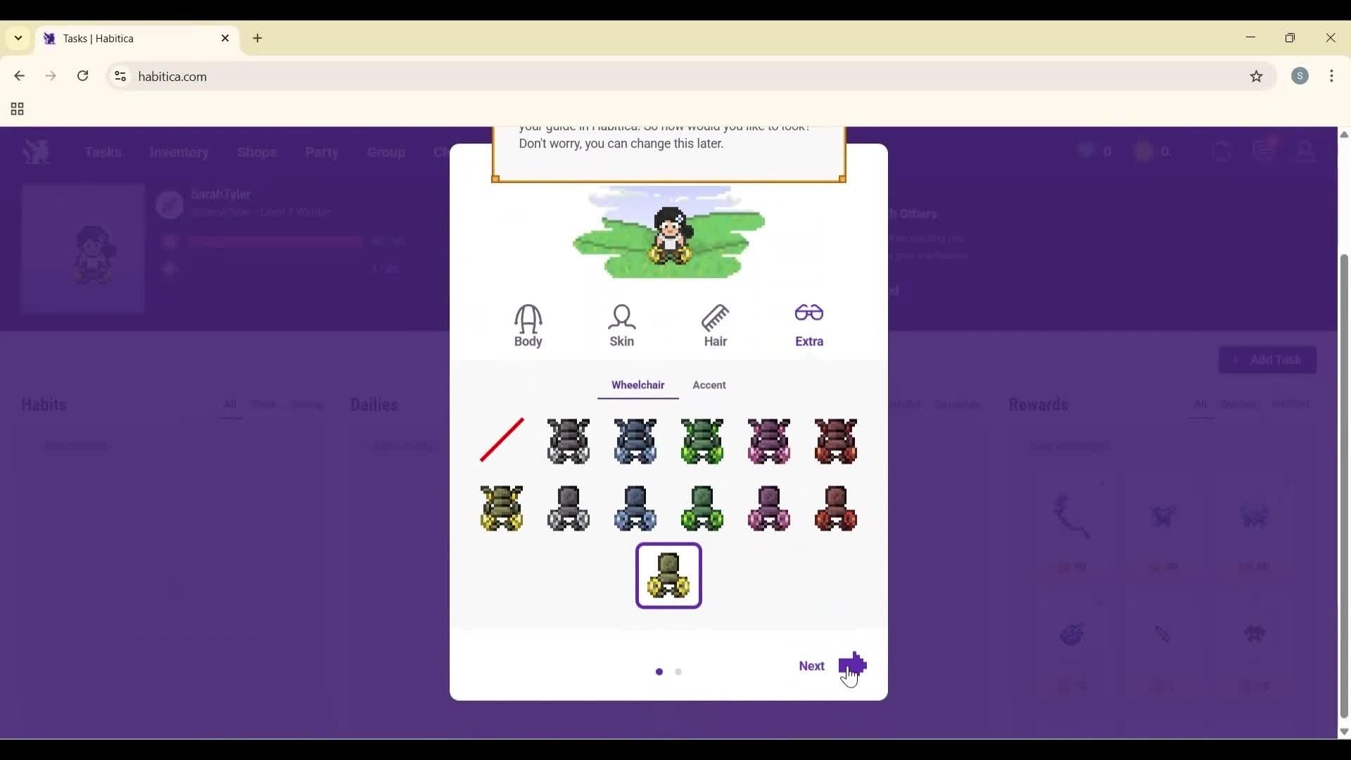 Onboarding screenshot