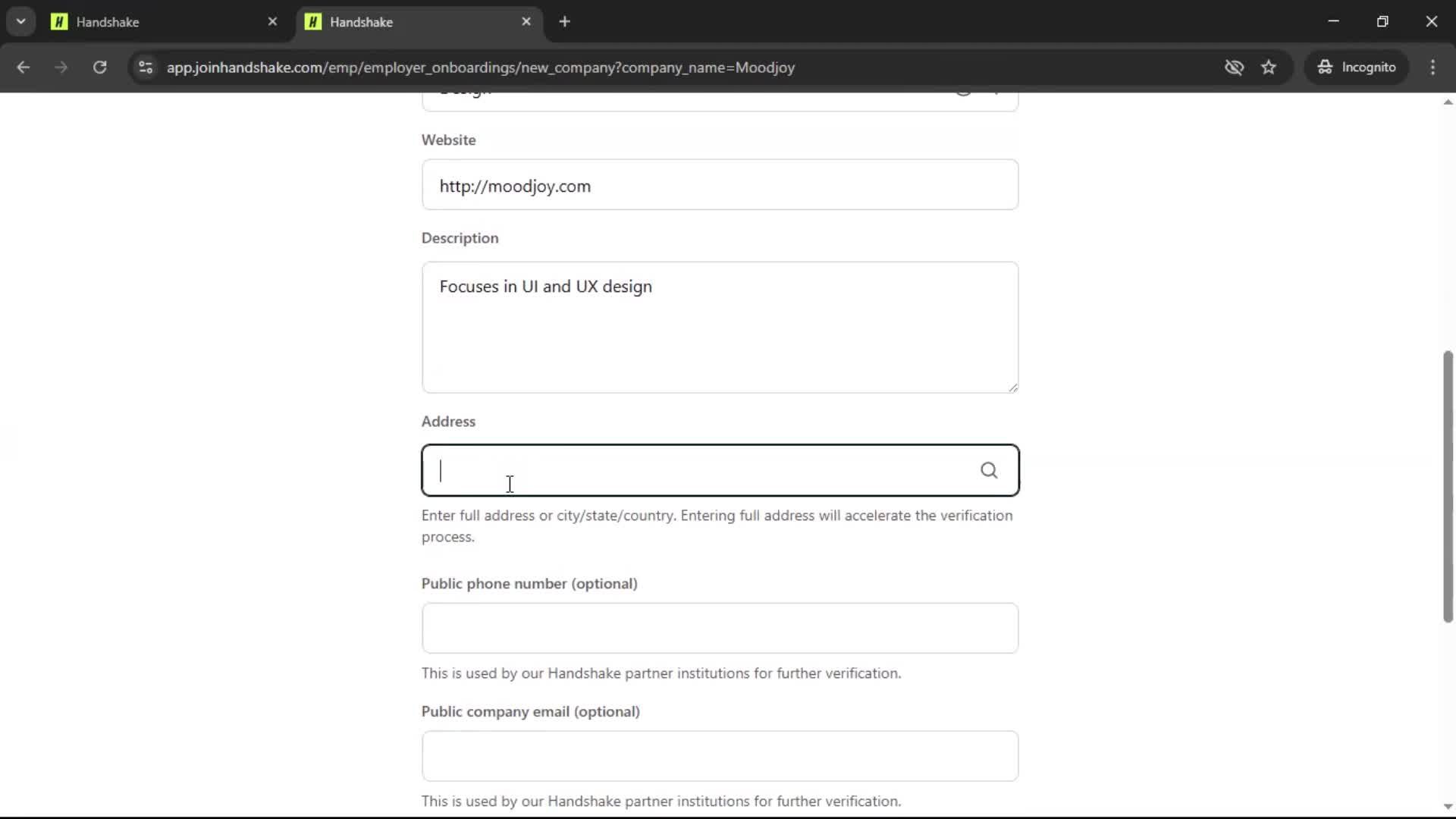 Onboarding screenshot