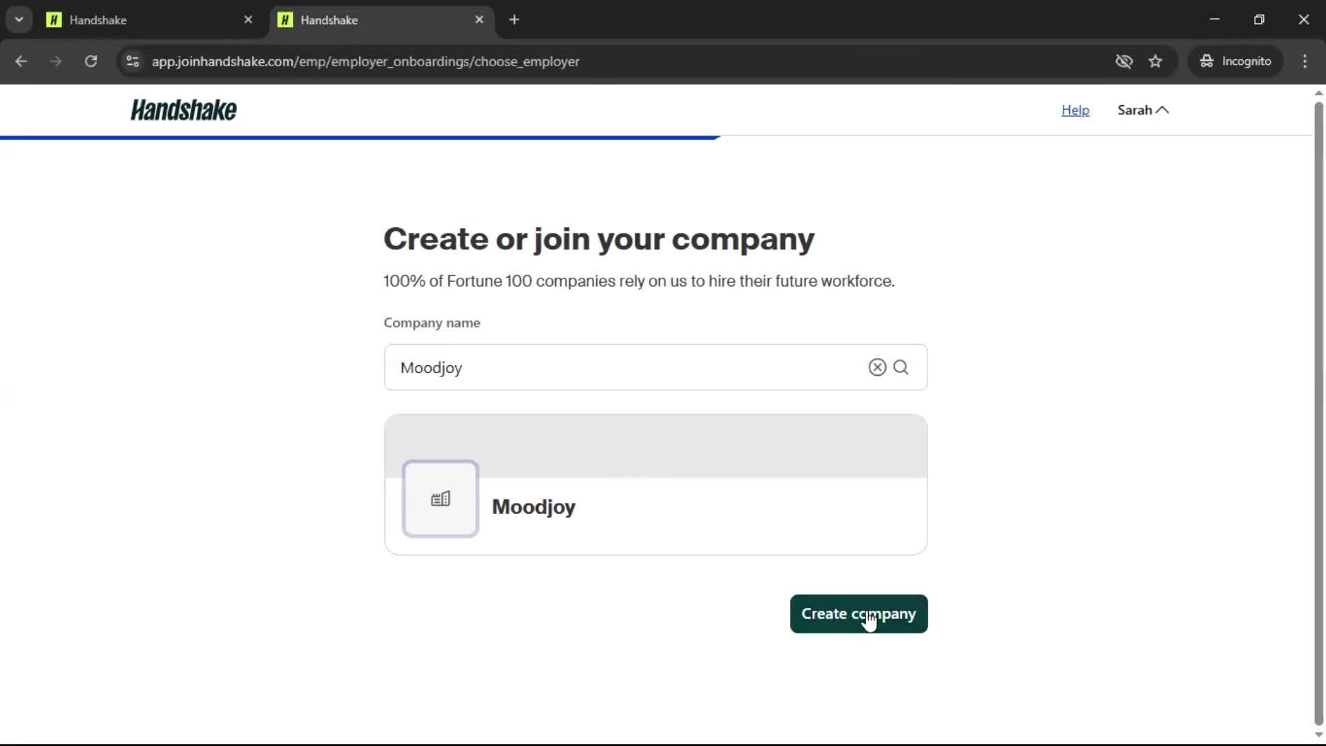 Onboarding screenshot