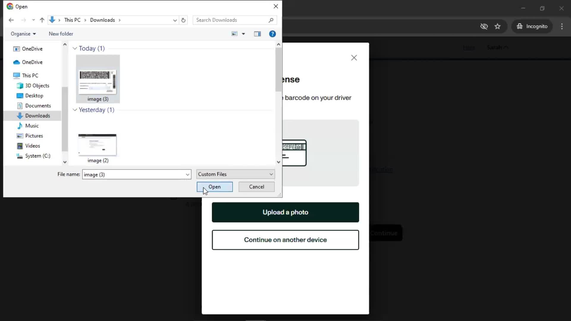 Onboarding screenshot
