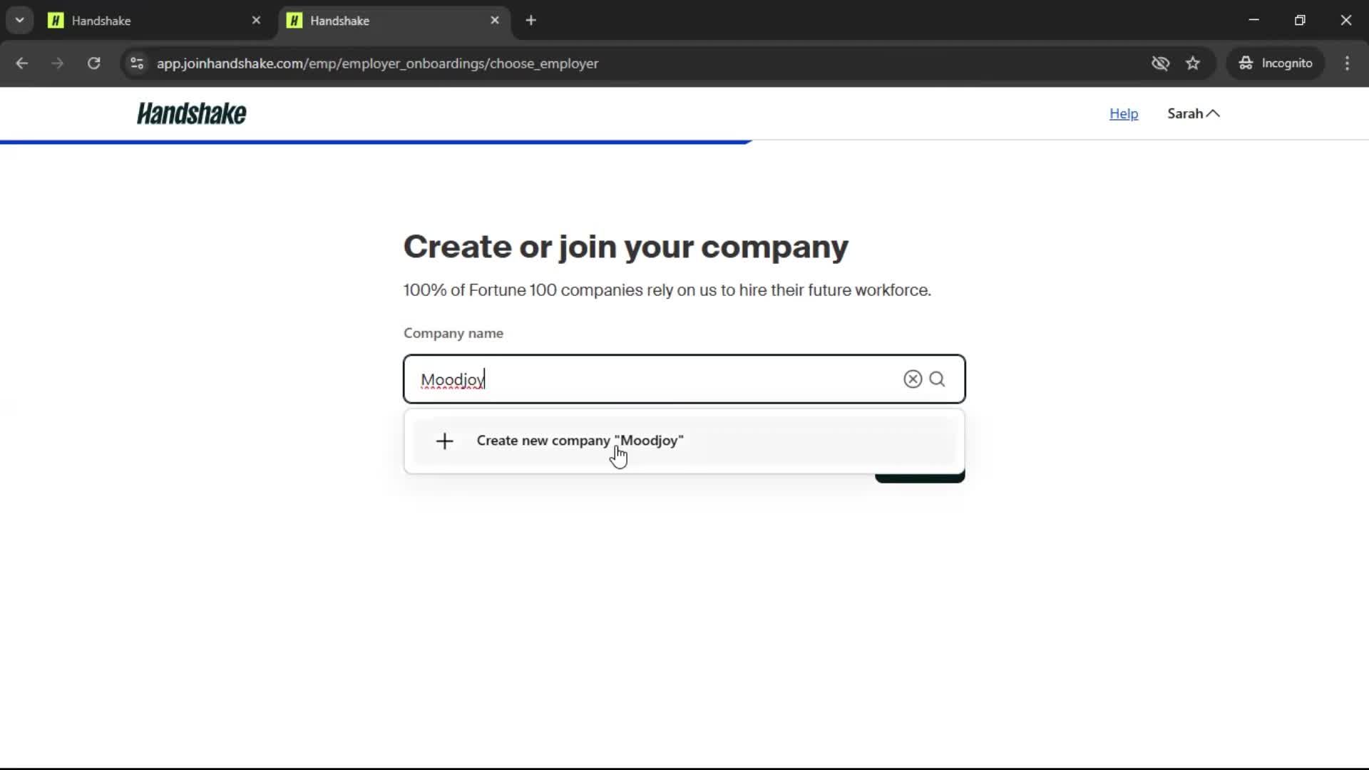 Onboarding screenshot