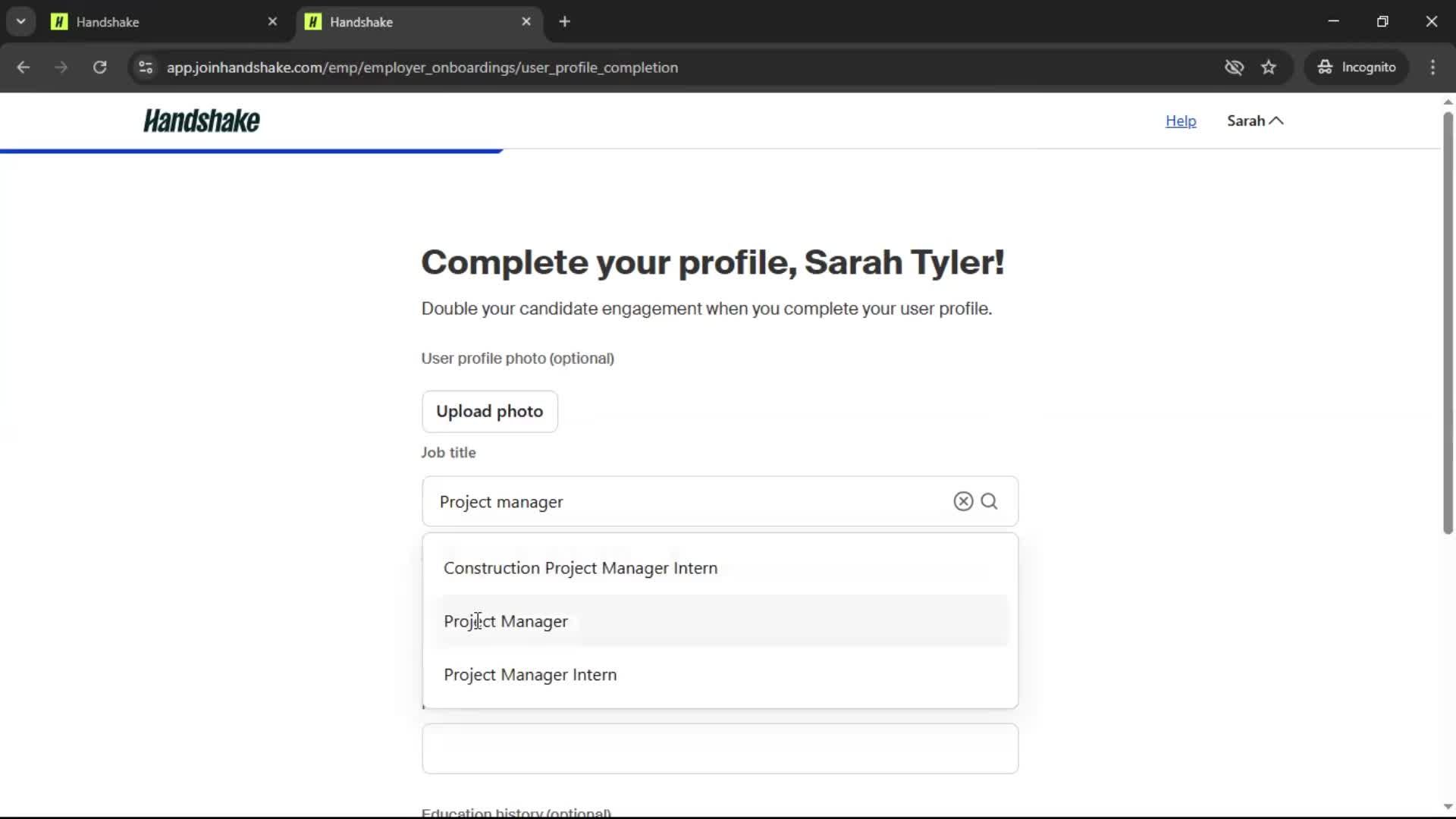 Onboarding screenshot