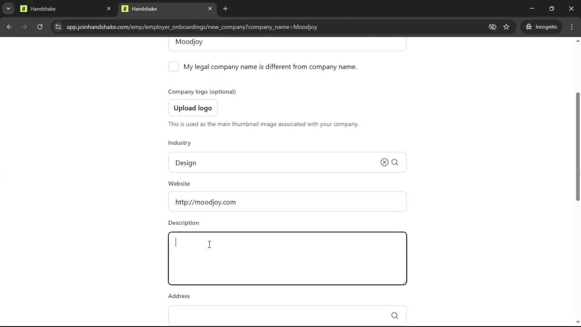 Onboarding screenshot