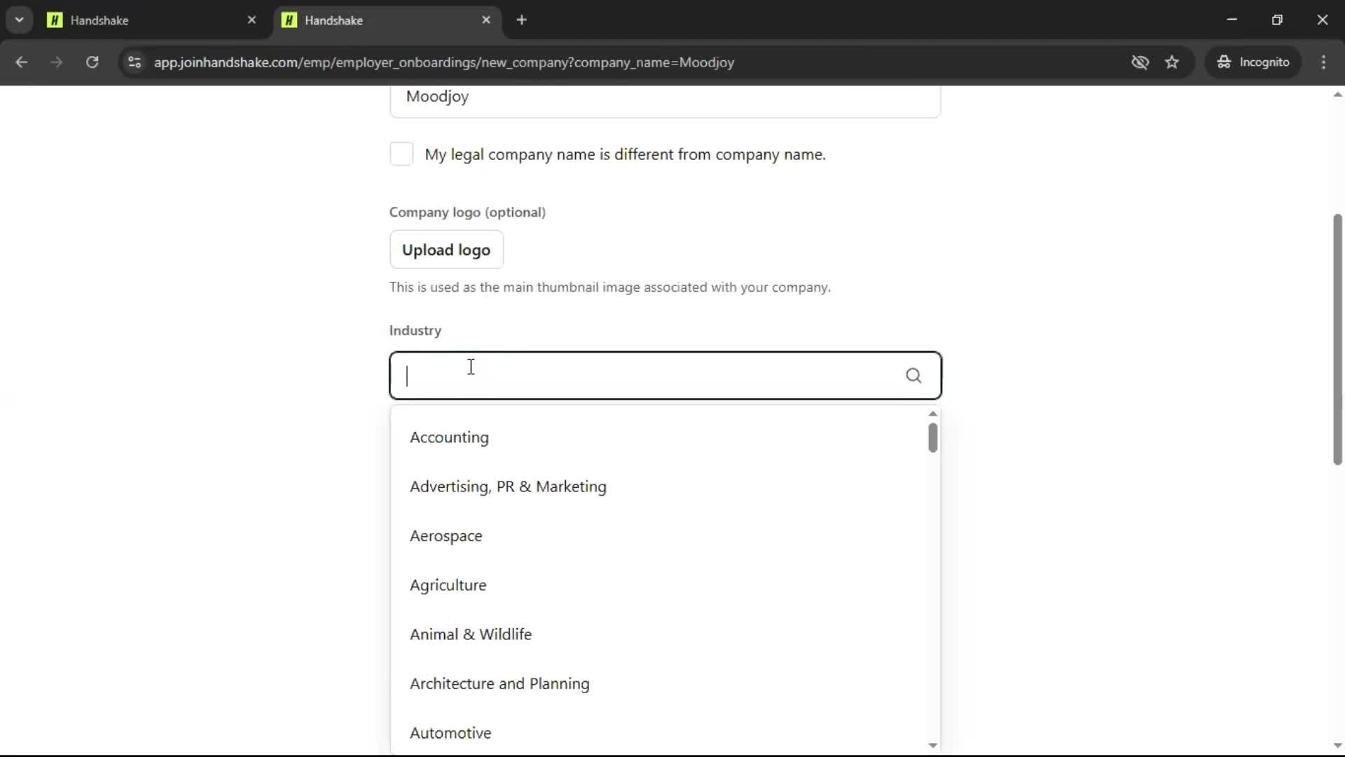 Onboarding screenshot