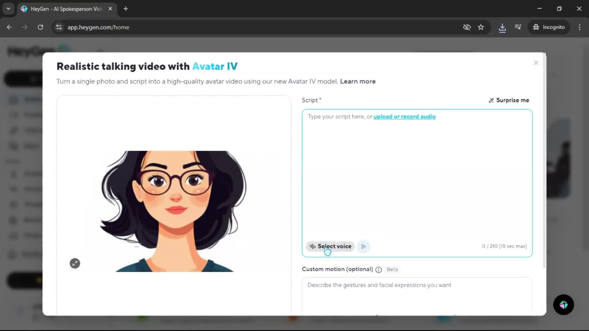 Onboarding screenshot