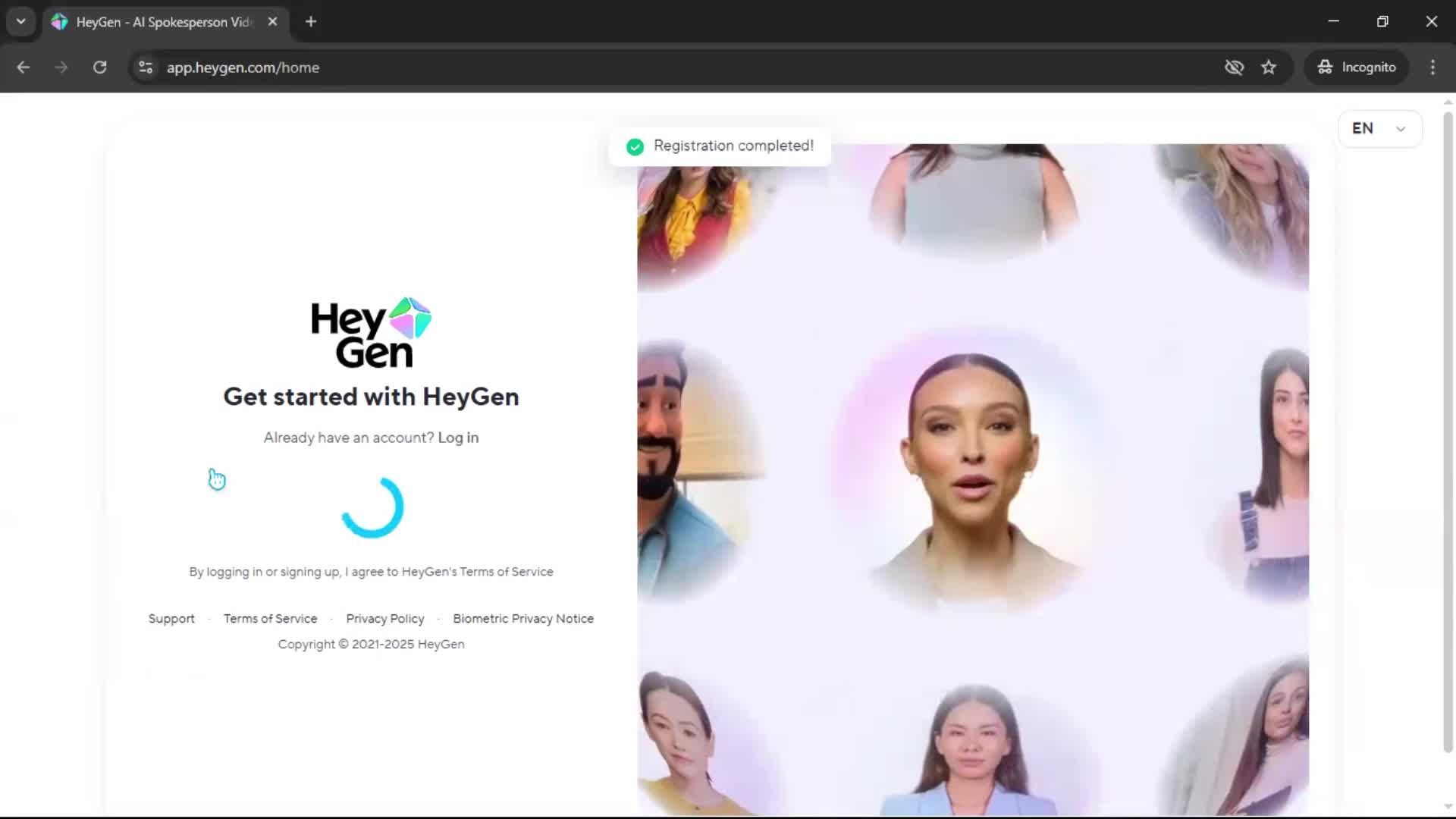 Onboarding screenshot