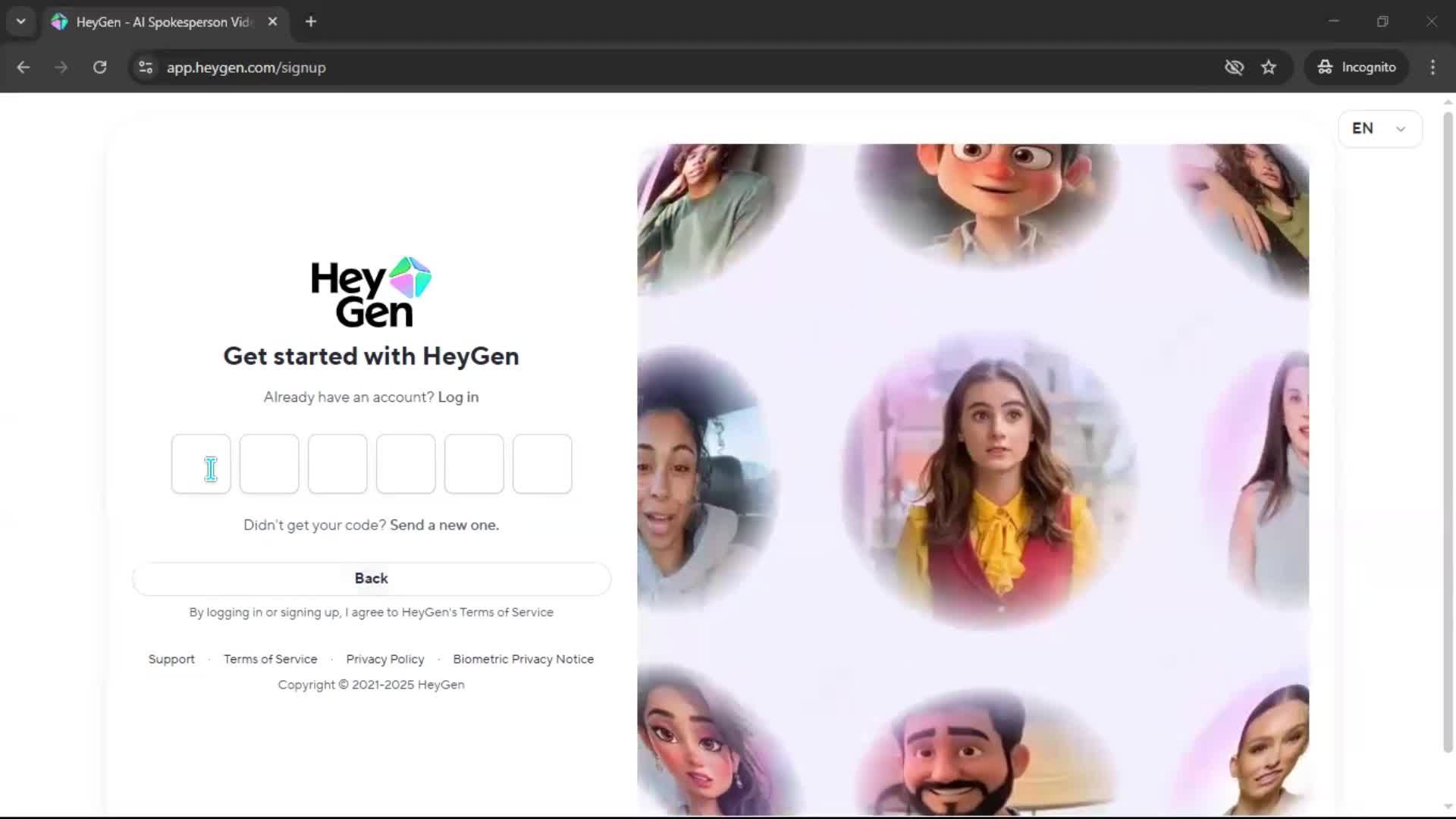 Onboarding screenshot