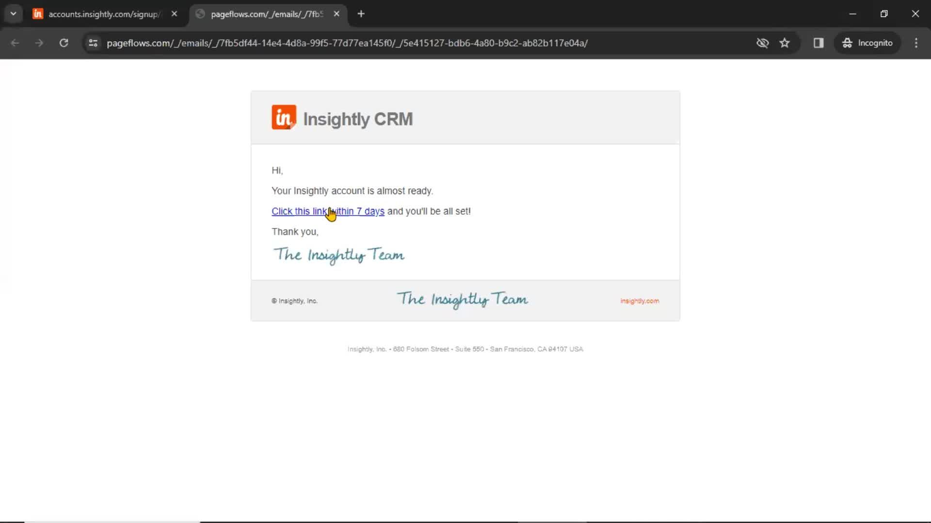 Onboarding on Insightly video thumbnail