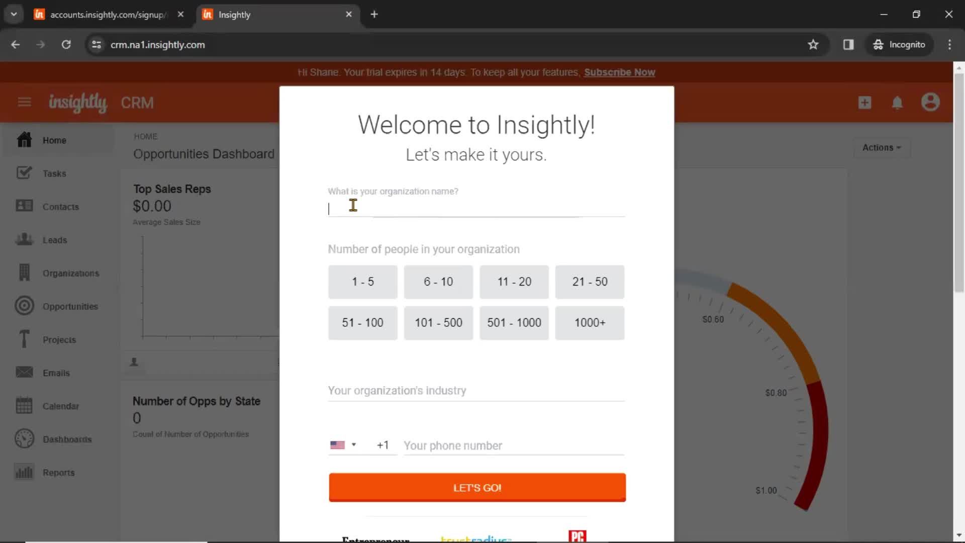 Onboarding on Insightly video thumbnail