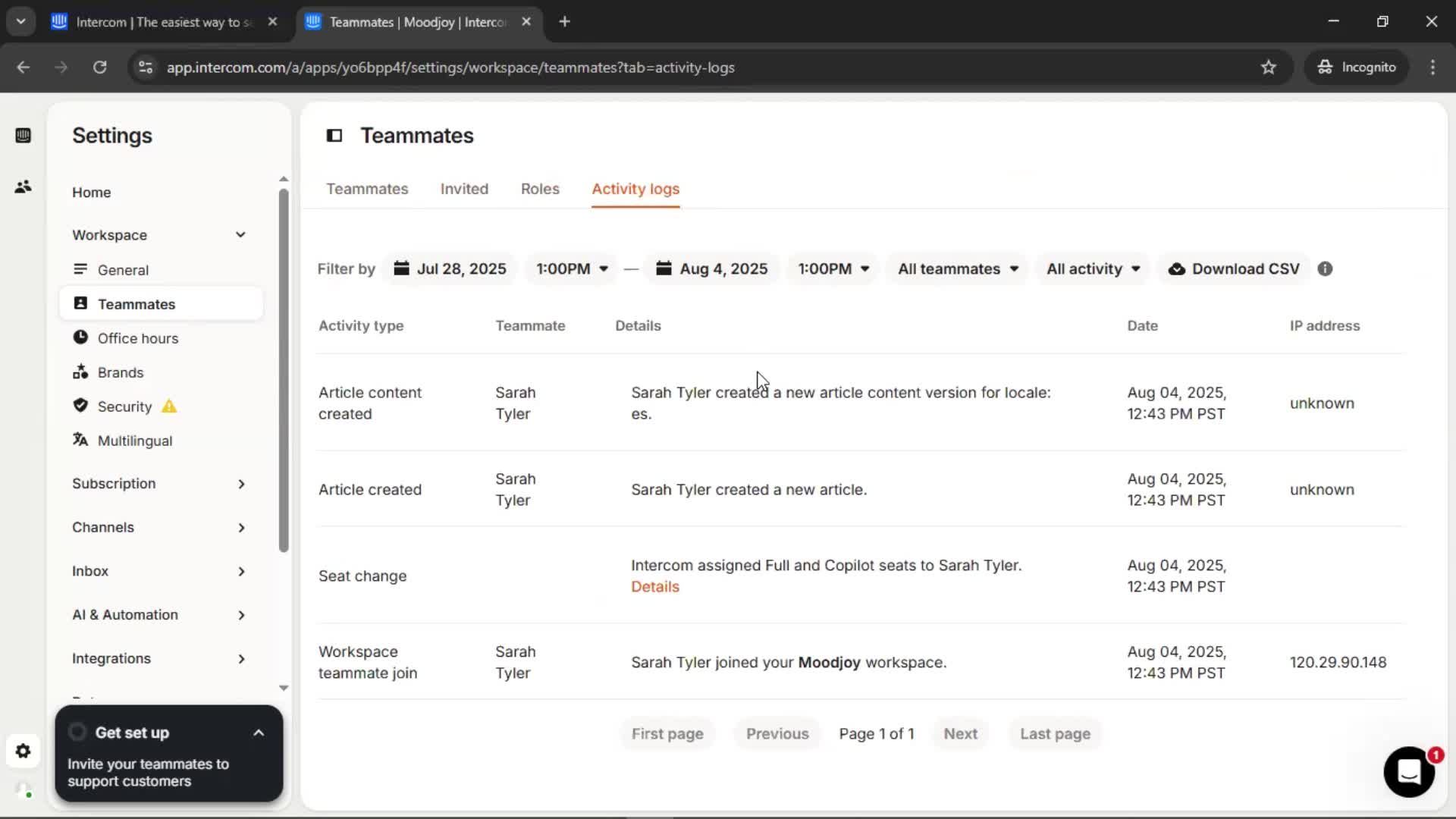 Onboarding screenshot