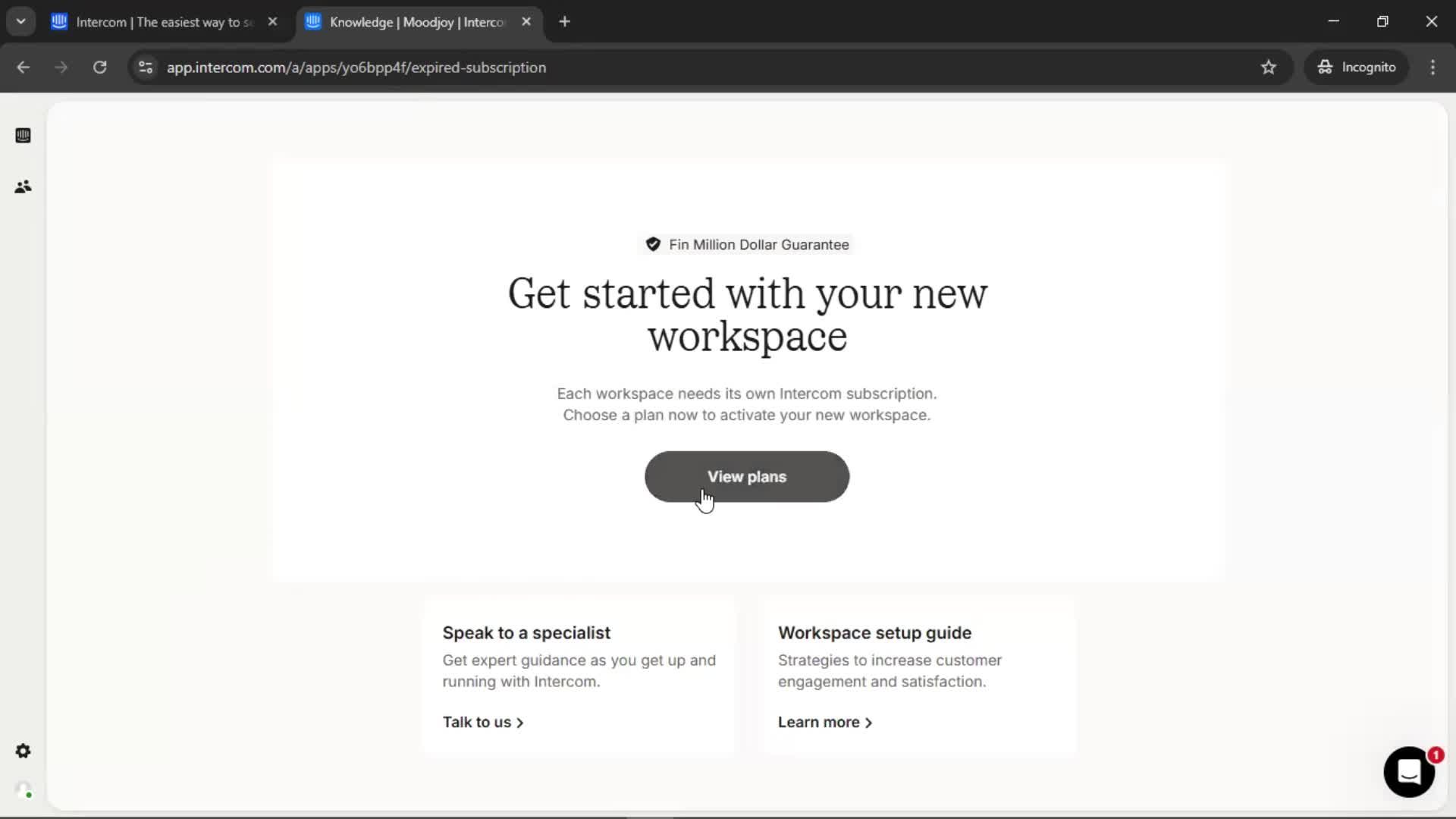 Onboarding screenshot