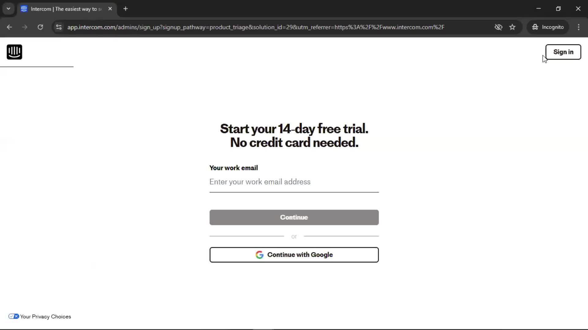 Onboarding screenshot