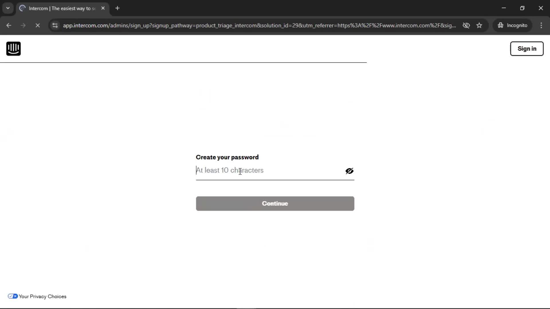 Onboarding screenshot