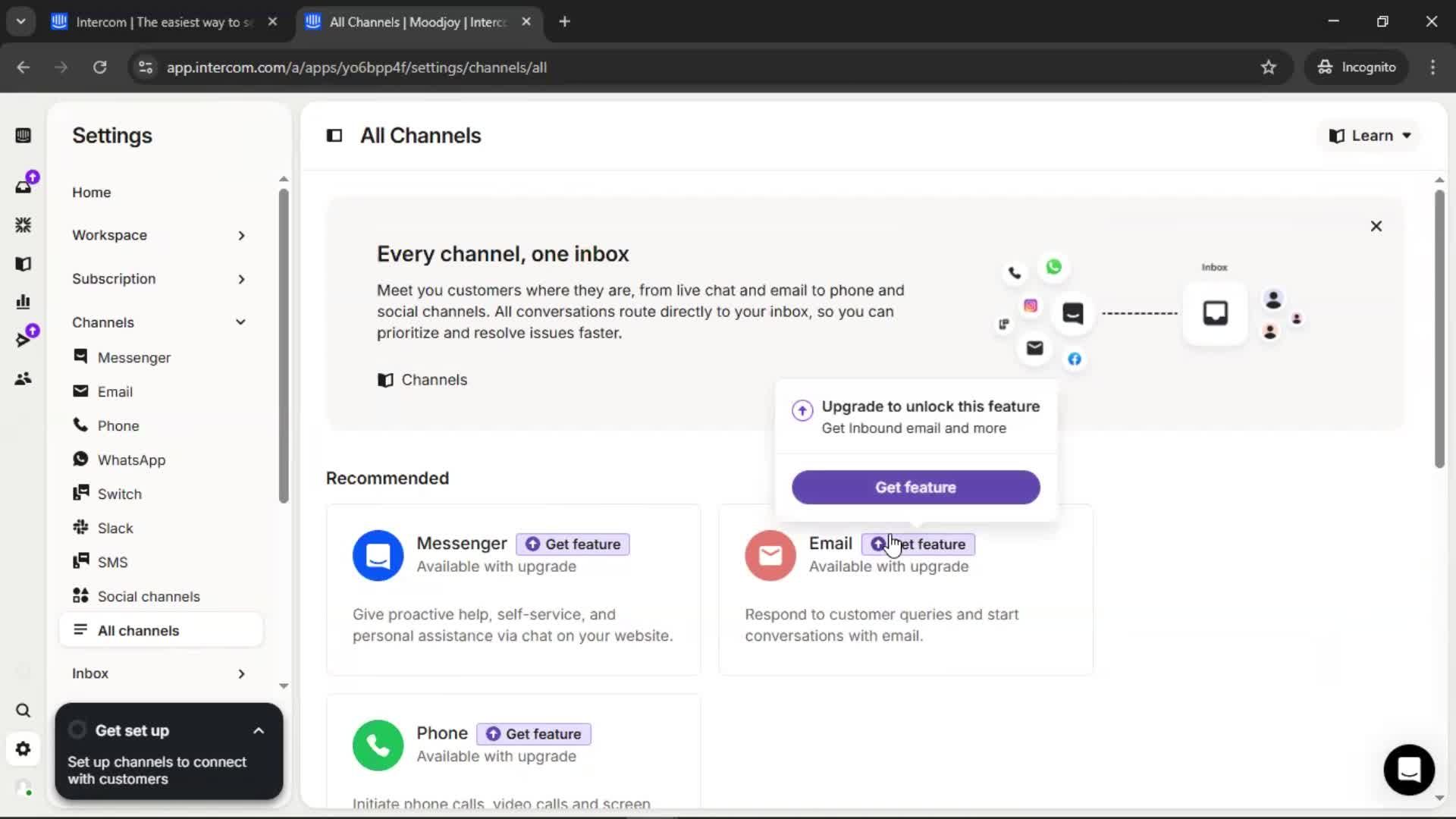 Onboarding screenshot