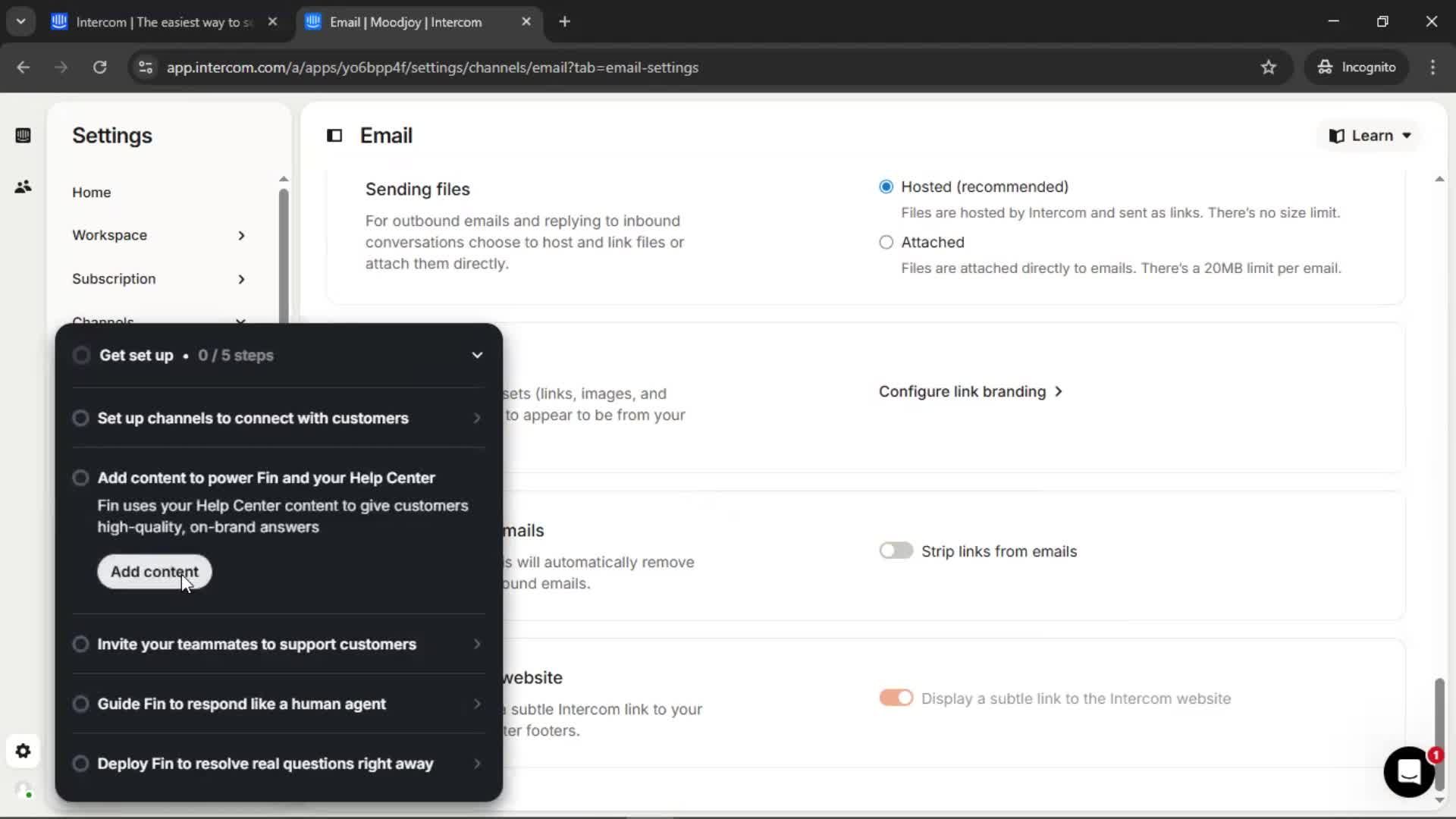 Onboarding screenshot