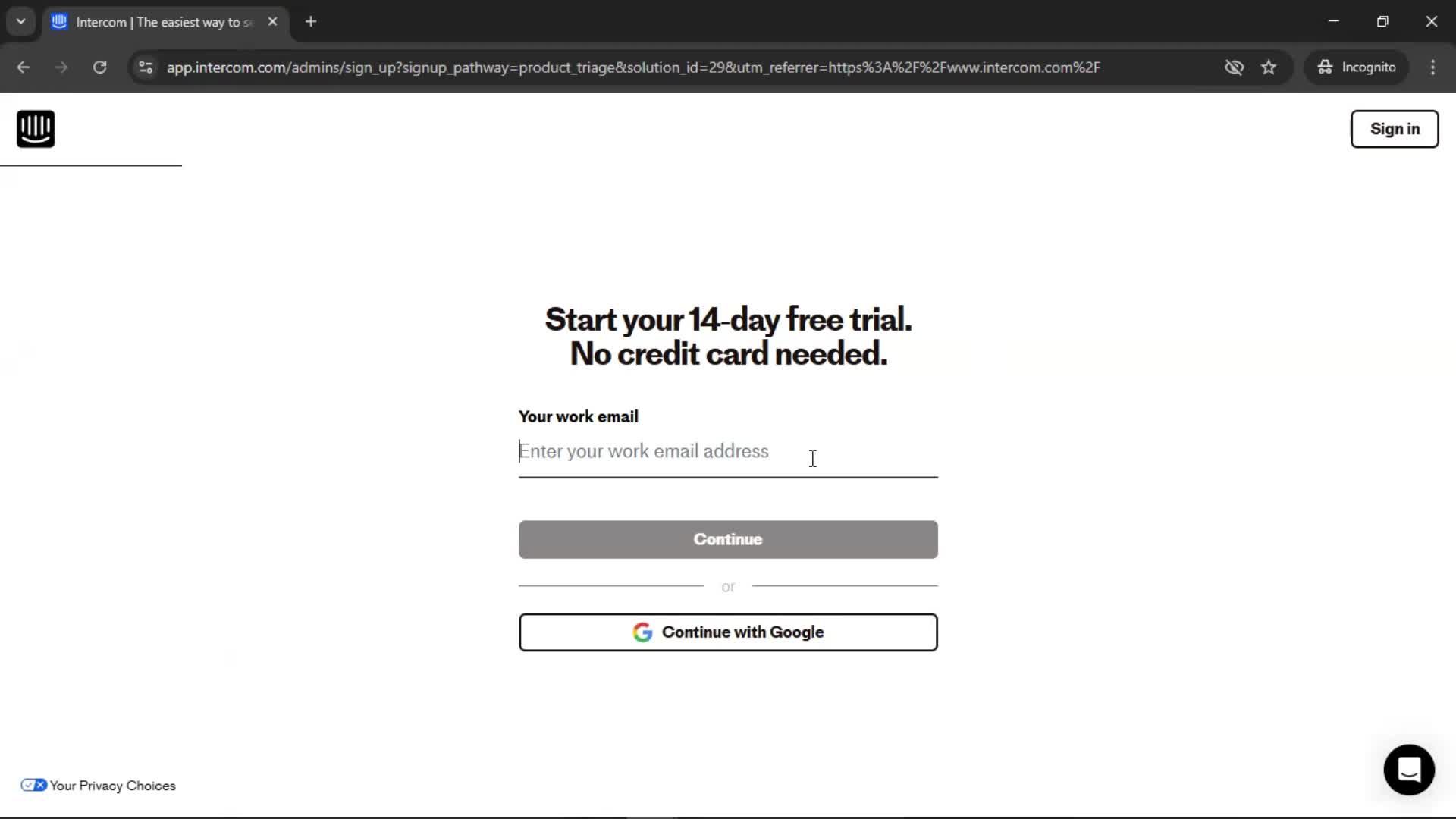Onboarding screenshot