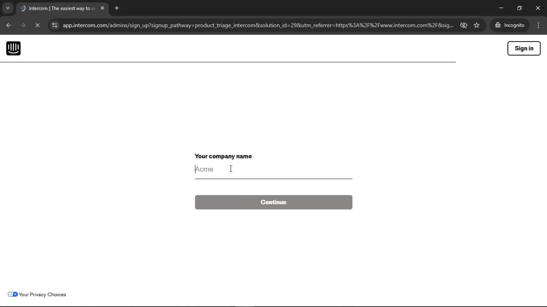 Onboarding screenshot