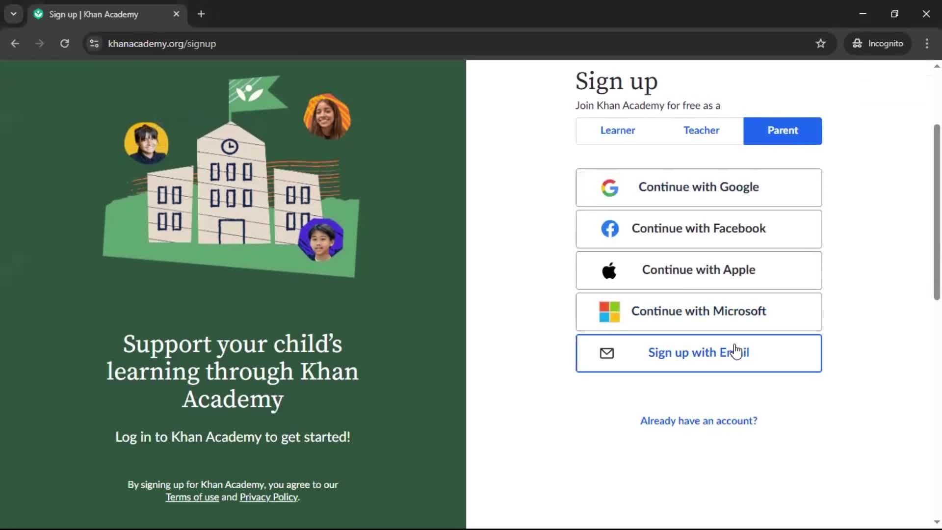 Onboarding screenshot