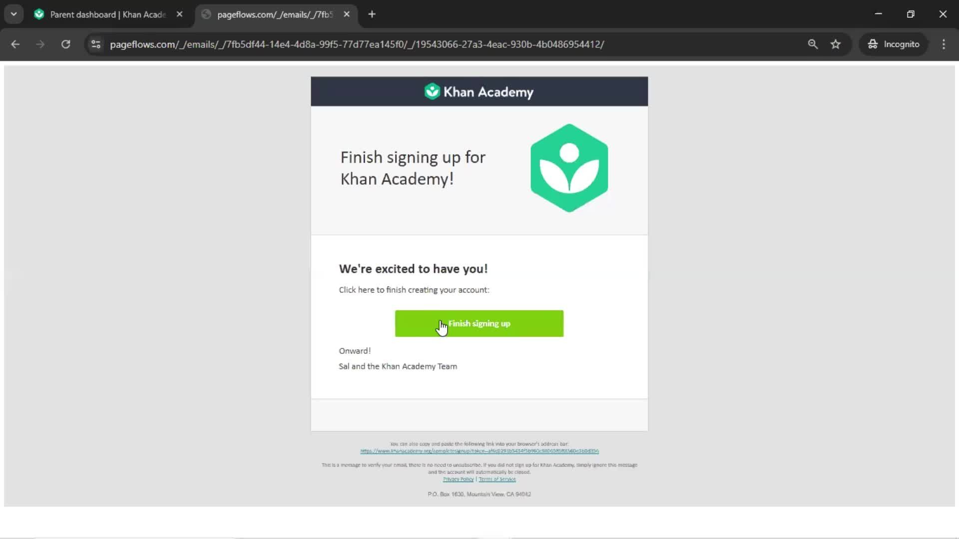 Onboarding screenshot