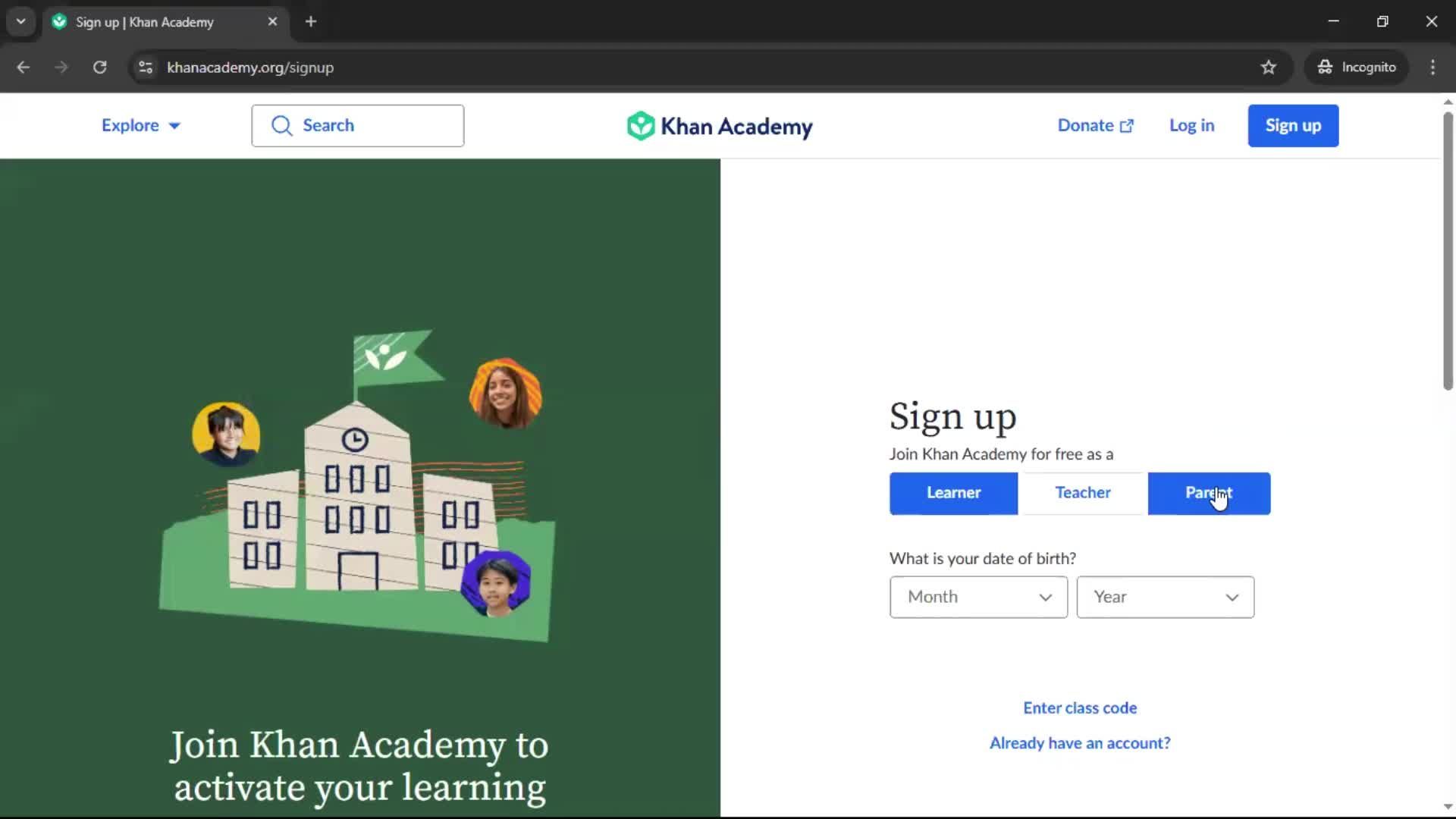 Onboarding screenshot