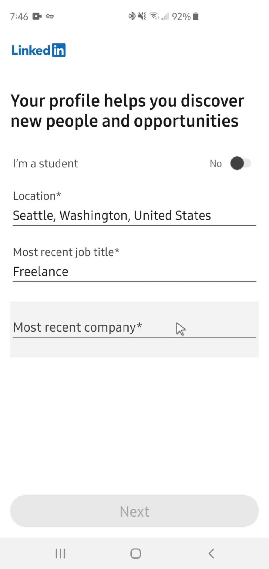 Onboarding screenshot