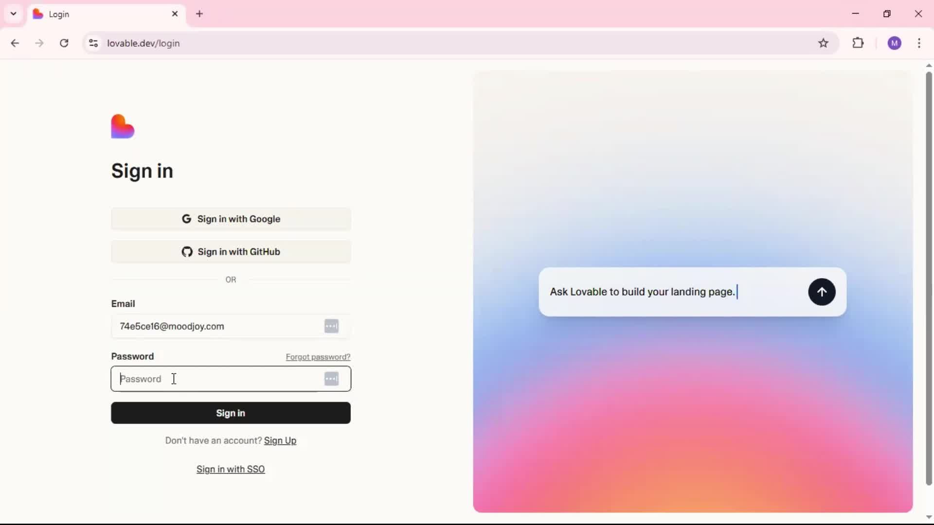 Onboarding screenshot