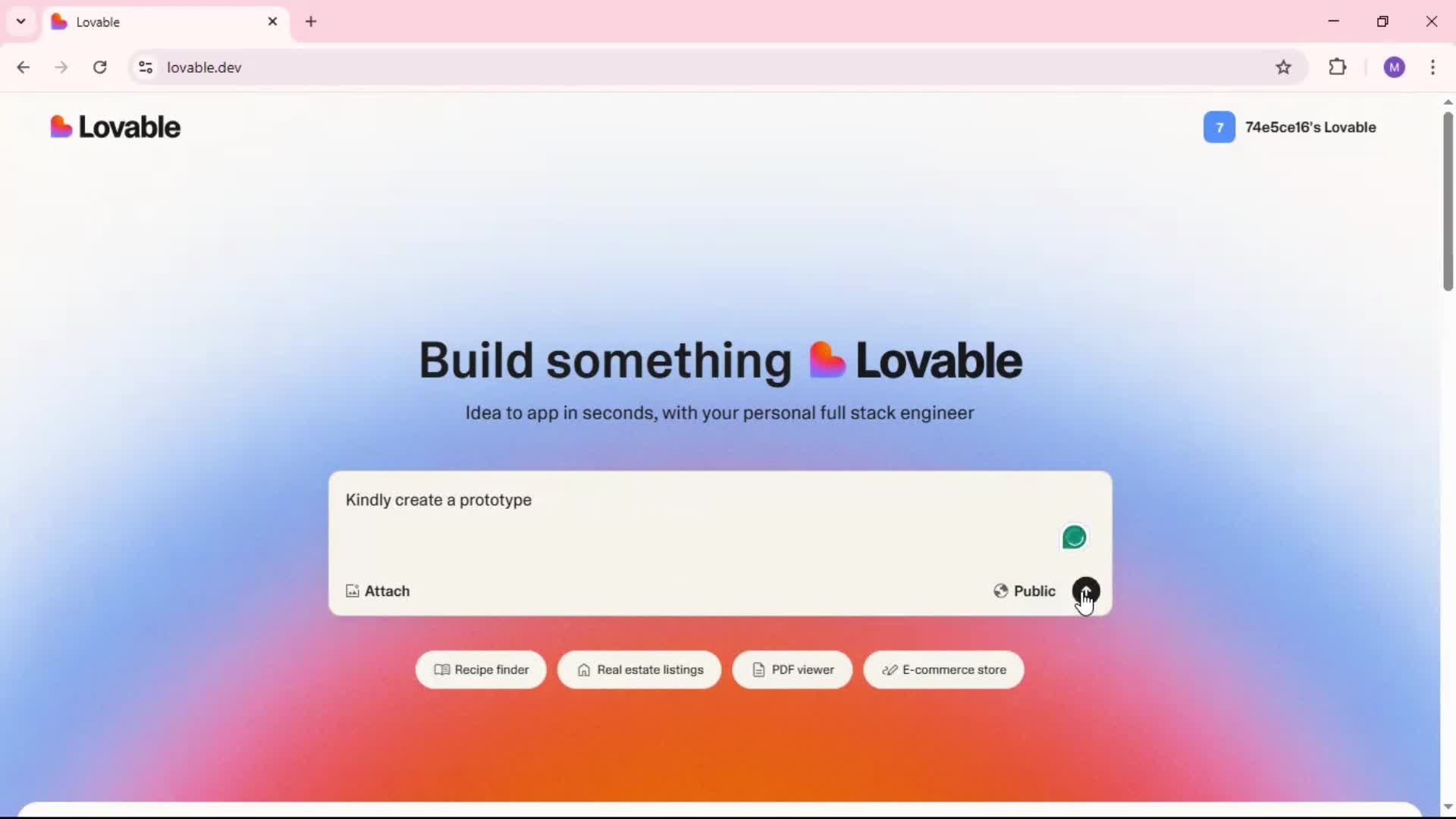 Onboarding screenshot