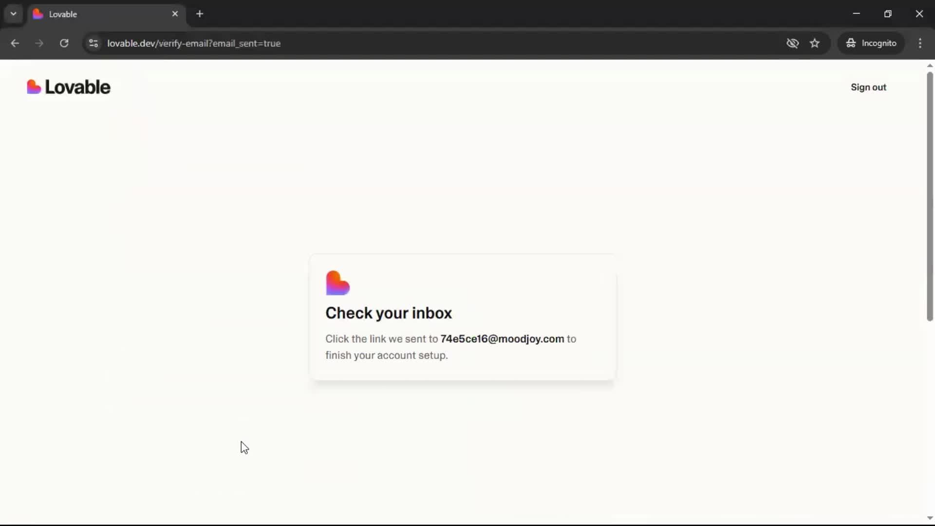 Onboarding screenshot