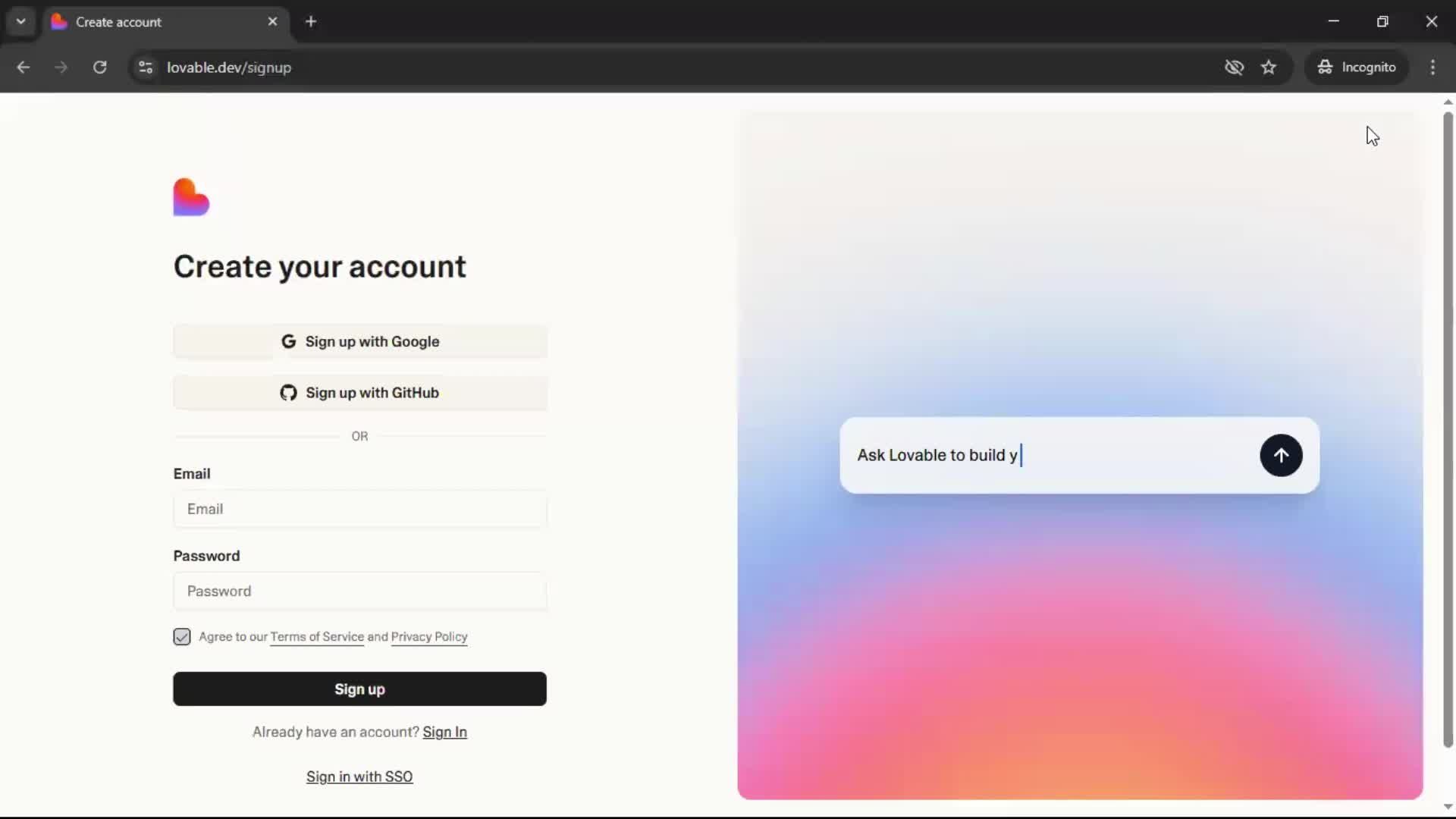 Onboarding screenshot