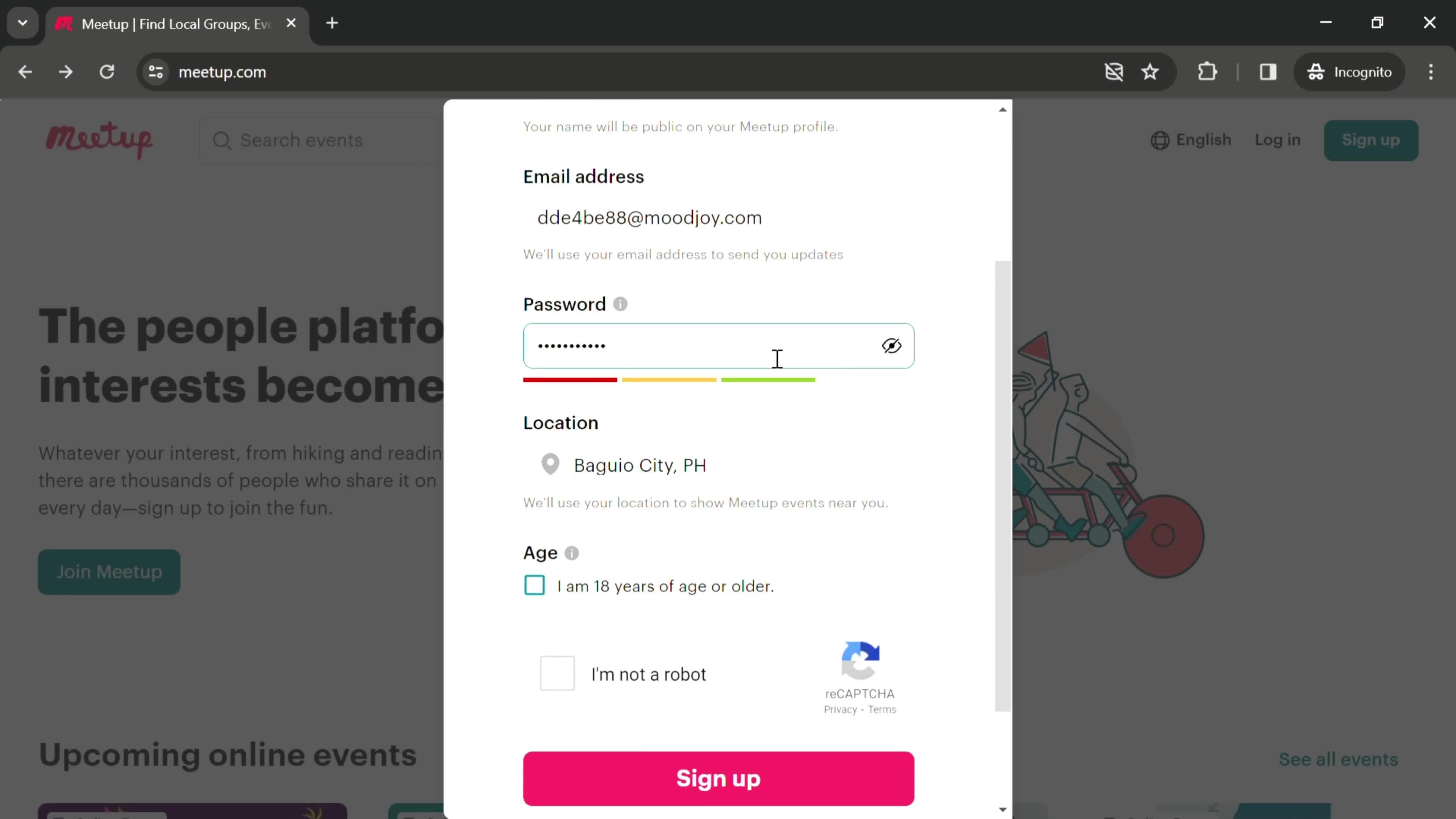 Onboarding screenshot