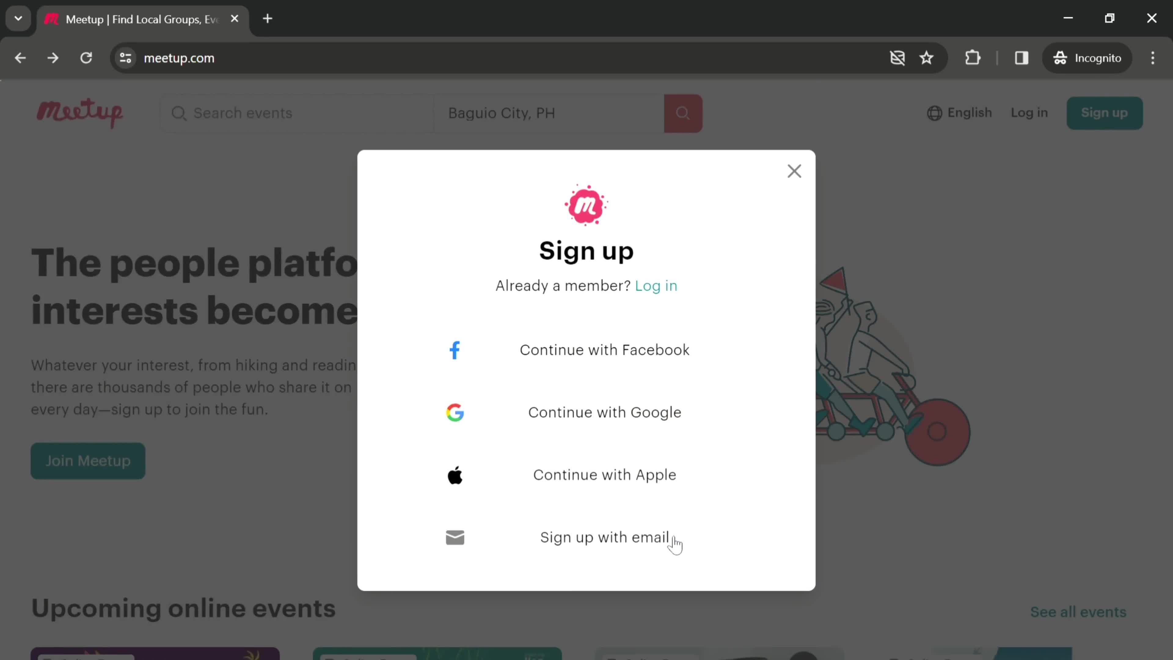 Onboarding screenshot