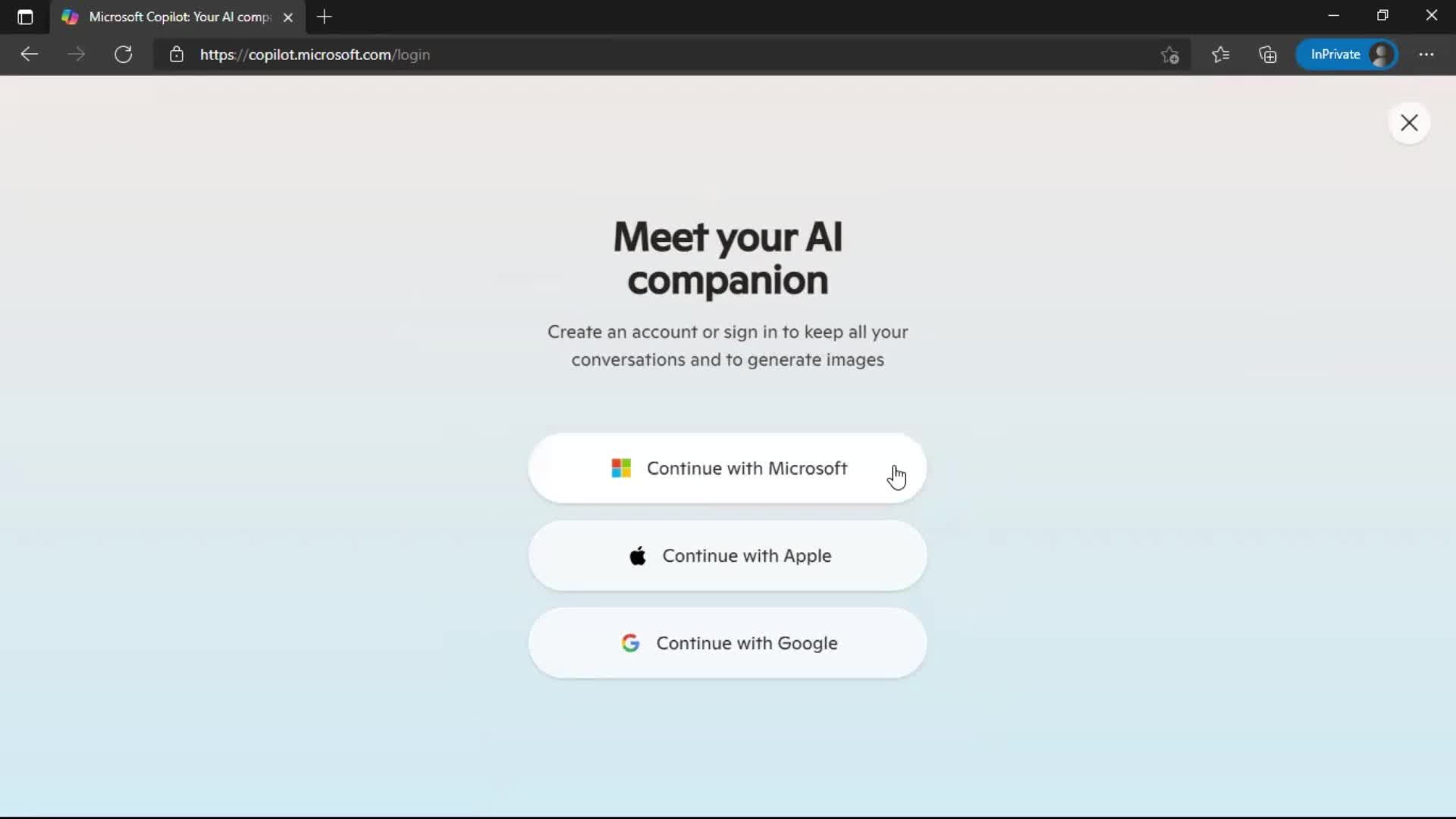 Onboarding screenshot